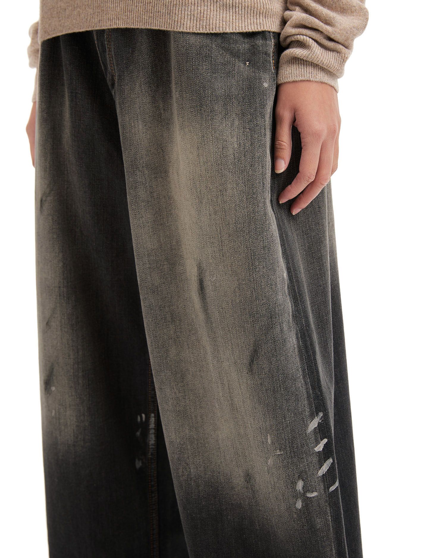 Acne Studios Acne Studios 2023 SUPER BAGGY Distressed Wide Leg Jeans Size 22" - 5 Thumbnail