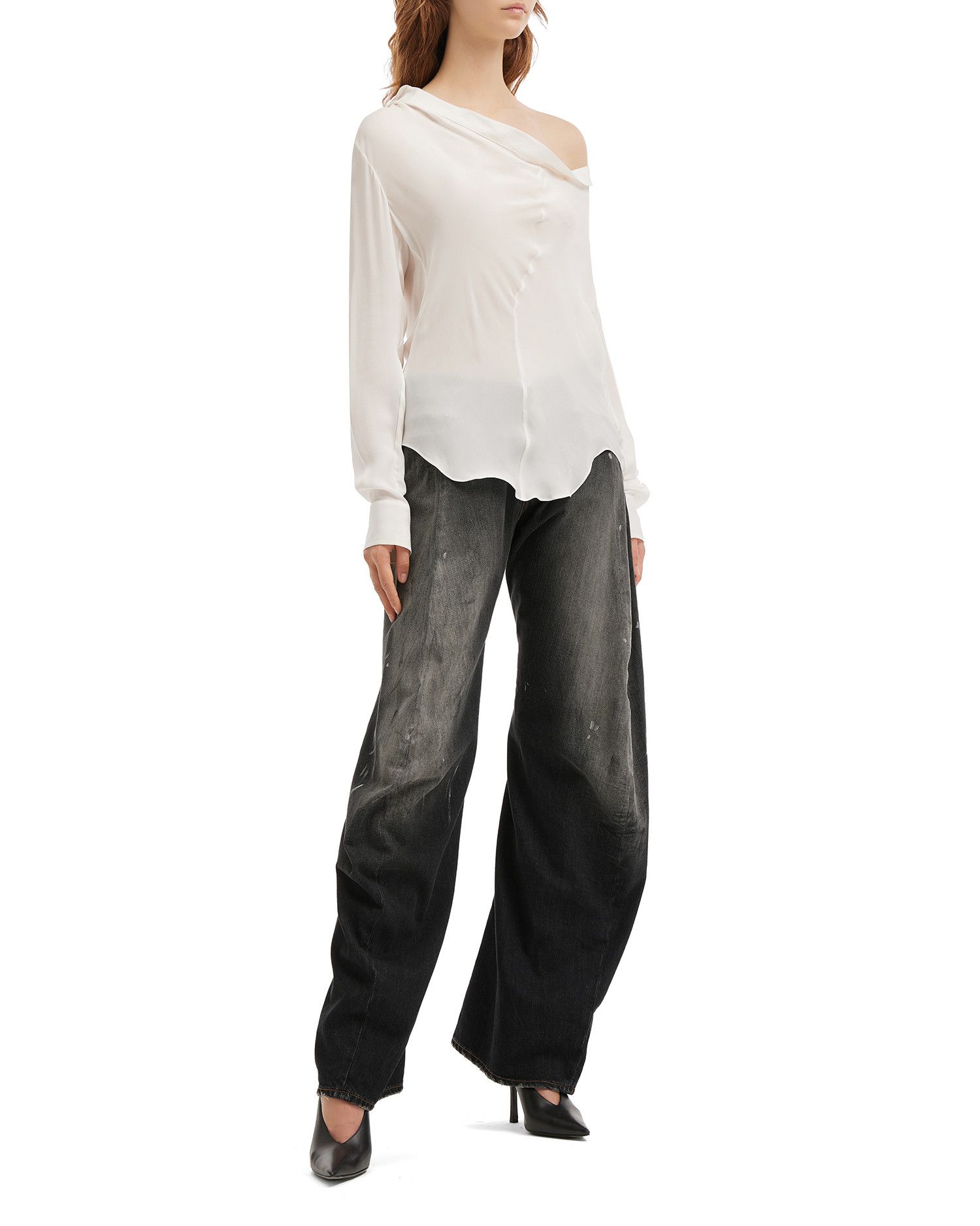 Acne Studios Acne Studios 2006F LOOSE FIT Distressed Design Jeans Size 25" / US 0 / IT 36 - 2 Thumbnail