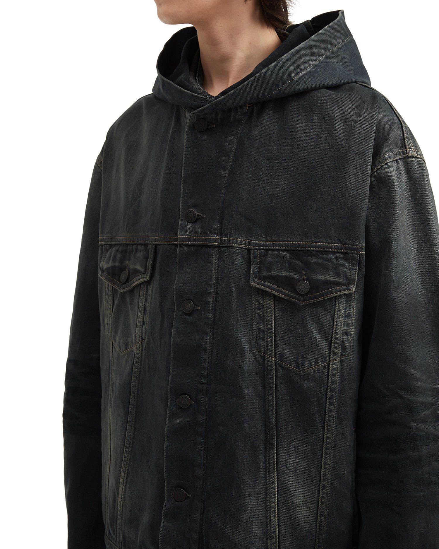 Acne Studios Acne Studios Hooded Denim Jacket Size US L / EU 52-54 / 3 - 5 Thumbnail