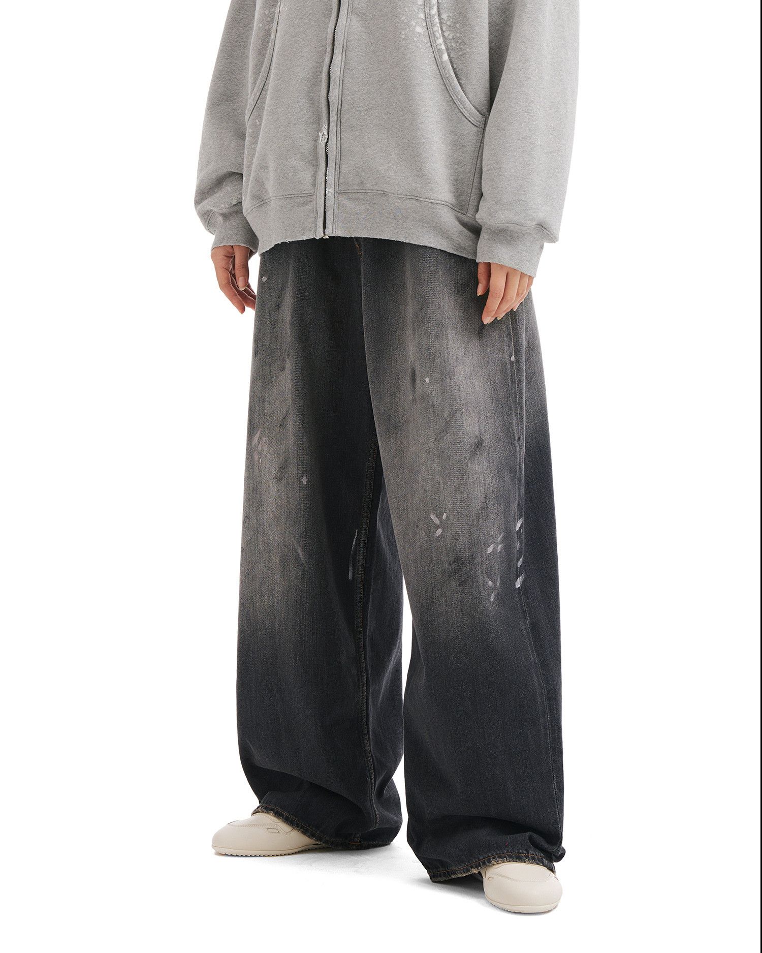 Acne Studios Acne Studios 2023 SUPER BAGGY Distressed Design Jeans Size 22" - 3 Thumbnail
