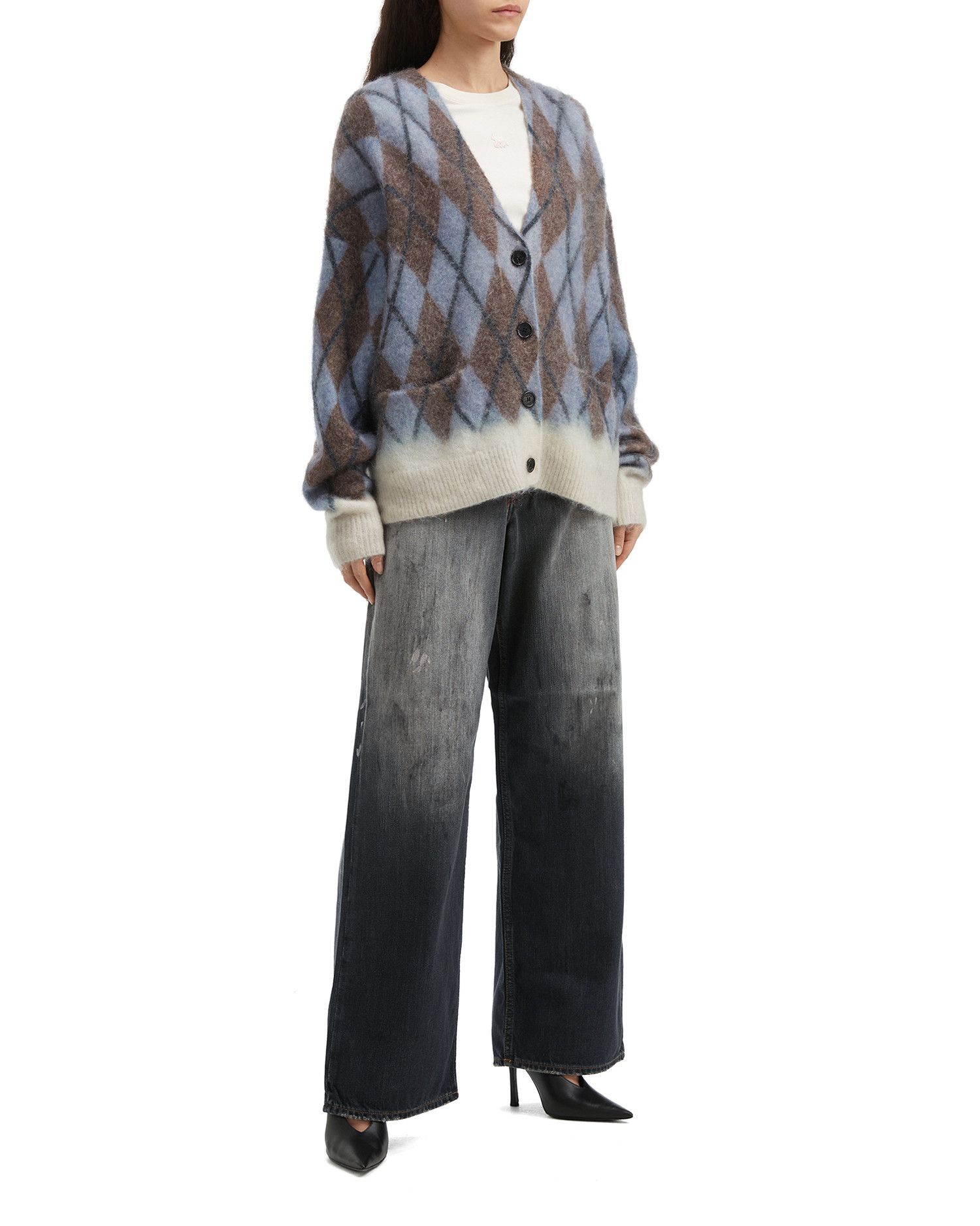 Acne Studios Acne Studios 1981 BAGGY FIT Splatter Distressed Design Jeans Size 24" / US 00 / IT 34 - 2 Thumbnail