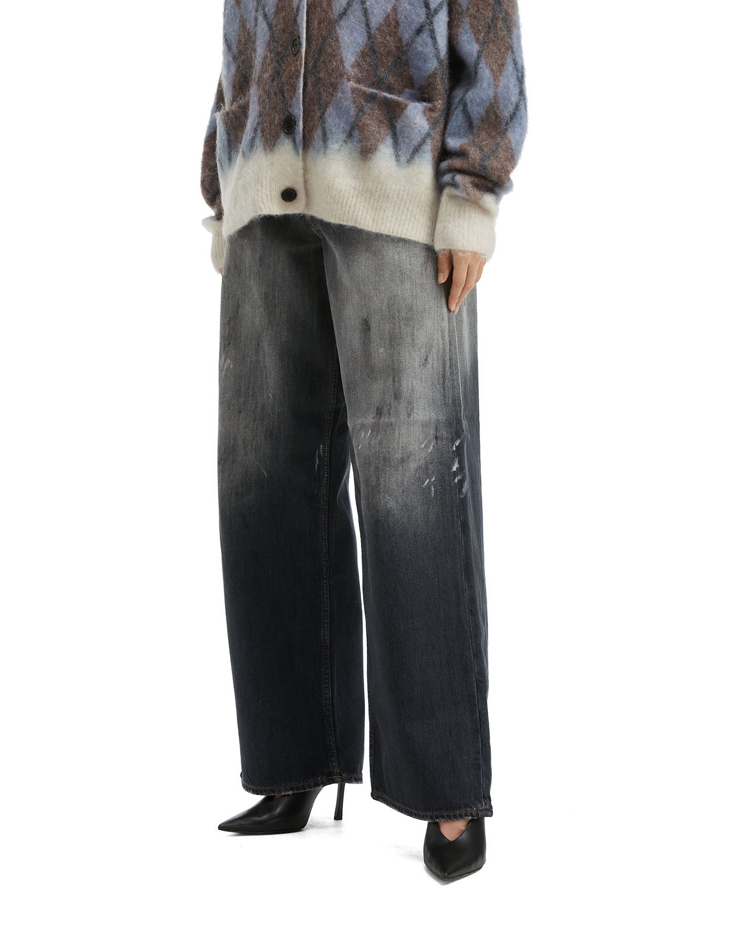 Acne Studios Acne Studios 1981 BAGGY FIT Splatter Distressed Design Jeans Size 26" / US 2 / IT 38 - 3 Thumbnail