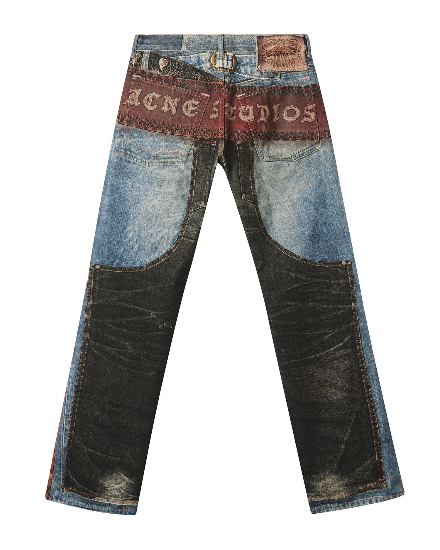 Acne Studios Acne Studios Pattern Spliced Design Jeans Size US 30 / EU 46 - 6 Thumbnail