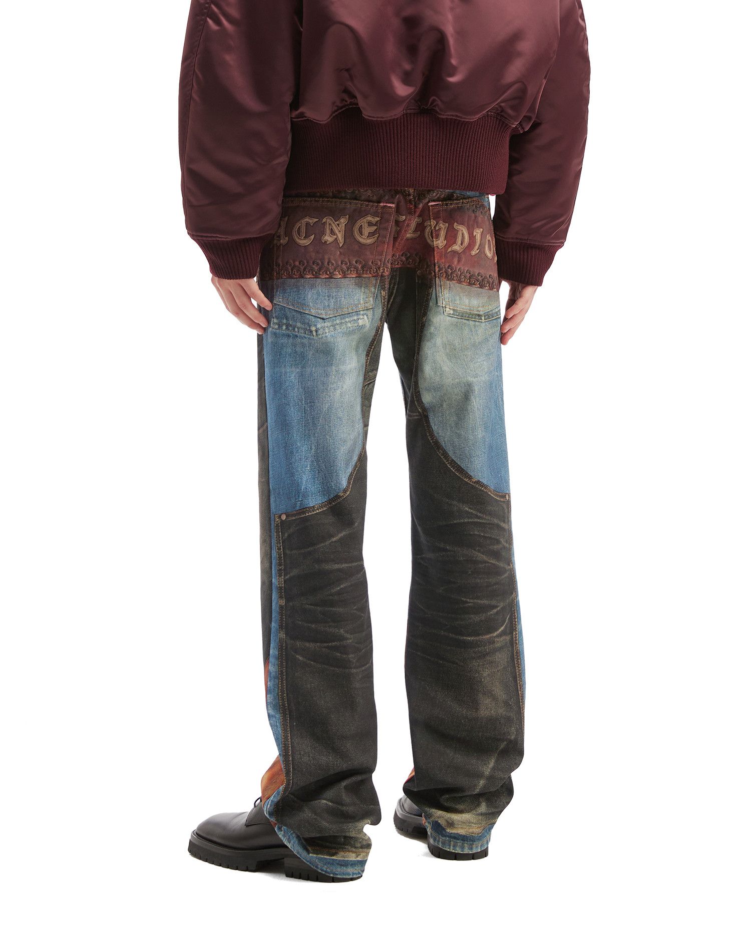 Acne Studios Acne Studios Pattern Spliced Design Jeans Size US 34 / EU 50 - 4 Thumbnail
