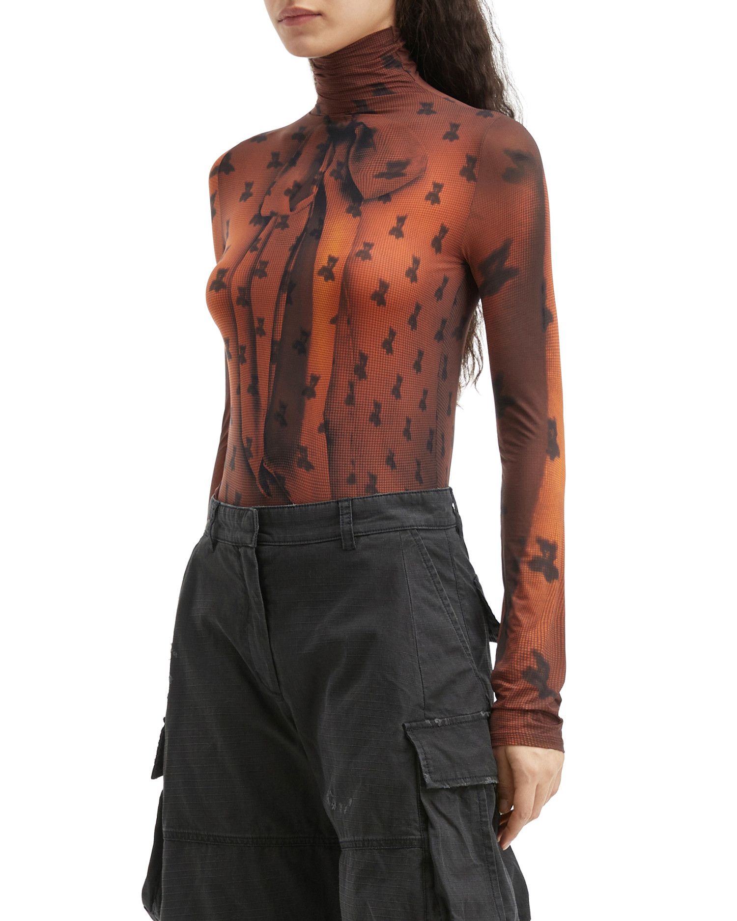 Acne Studios Acne Studios Bow Print Top Size XS / US 0-2 / IT 36-38 - 3 Thumbnail