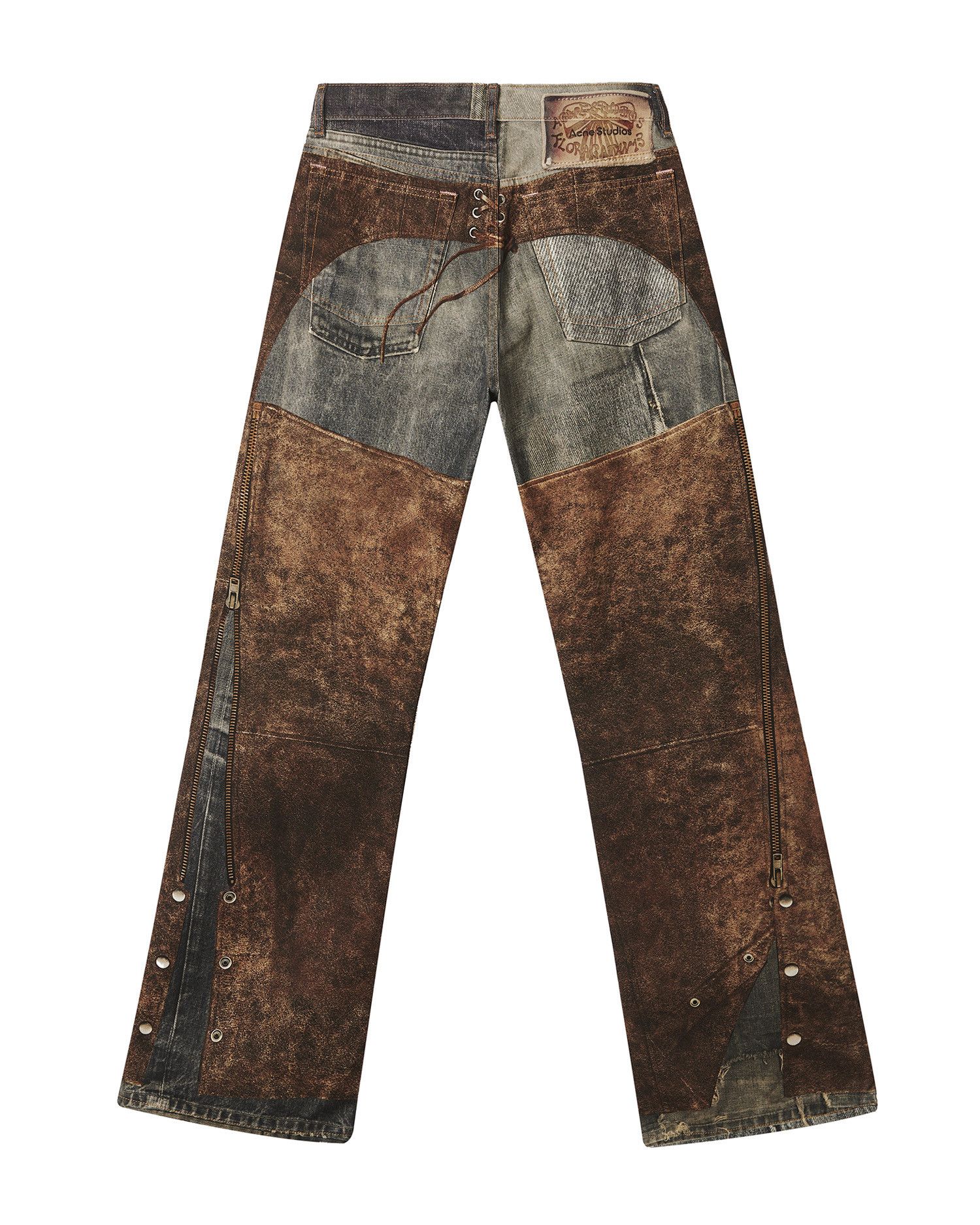 Acne Studios Acne Studios Printed Spliced Jeans Size US 40 / EU 56 - 6 Thumbnail