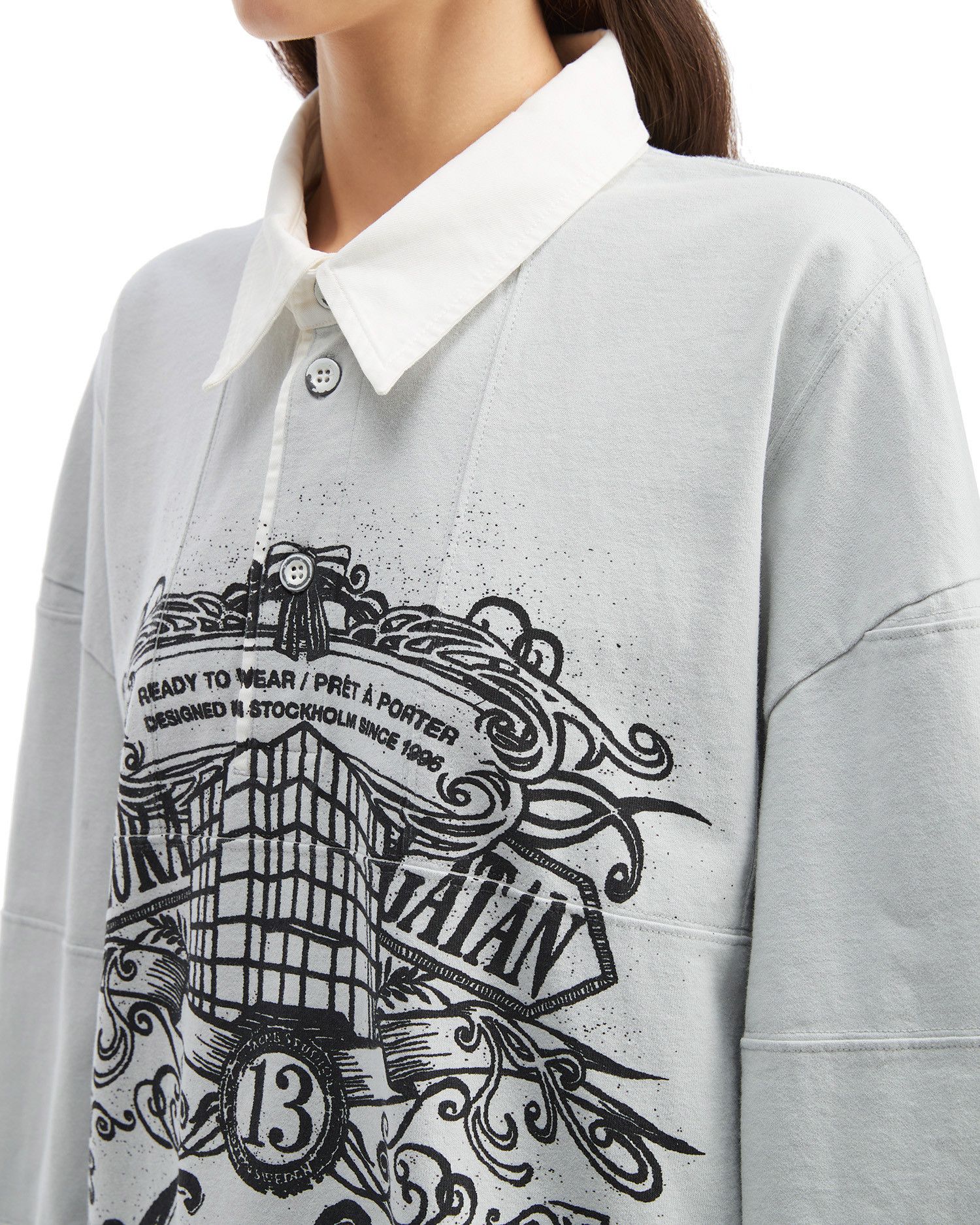Acne Studios Acne Studios Pattern Print Long Sleeve Shirt Size S / US 4 / IT 40 - 5 Thumbnail