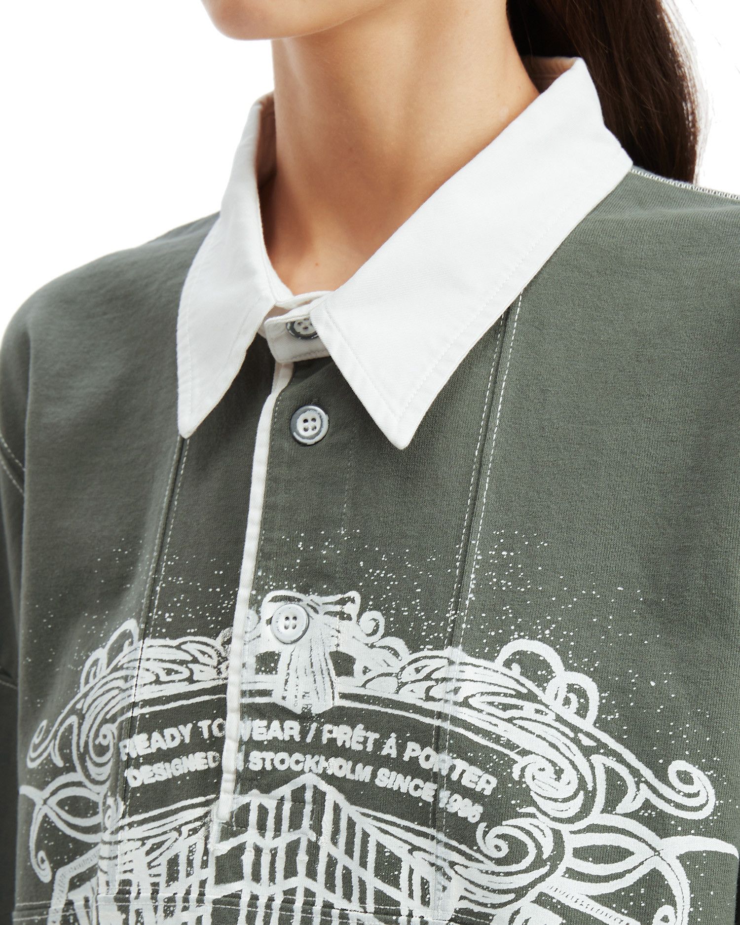 Acne Studios Acne Studios Pattern Print polo Shirt Size XS / US 0-2 / IT 36-38 - 5 Thumbnail