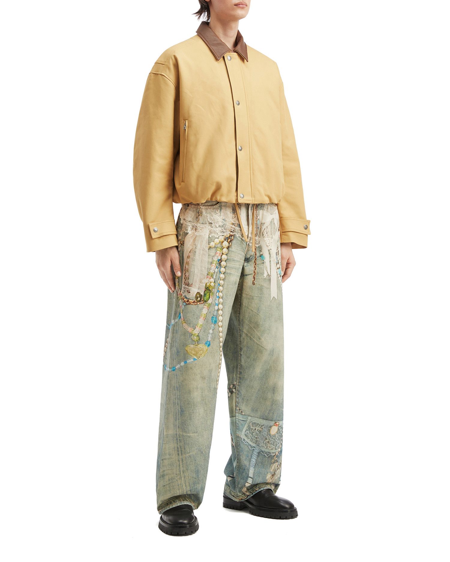 Acne Studios Acne Studios Color Block Collar Straight Button Jacket Size US M / EU 48-50 / 2 - 2 Thumbnail