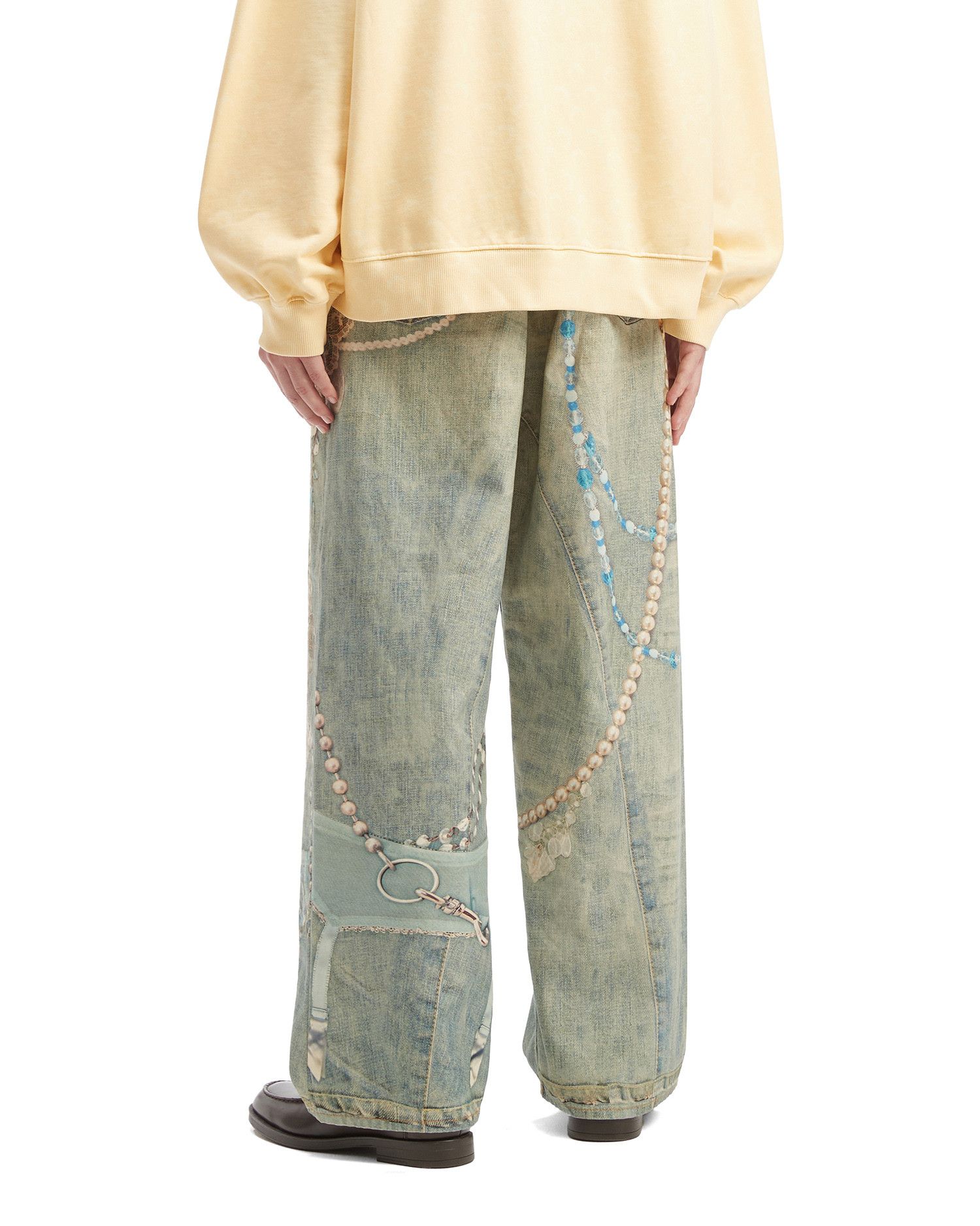 Acne Studios Acne Studios Bead Chain Pattern Print Jeans Size US 34 / EU 50 - 4 Thumbnail