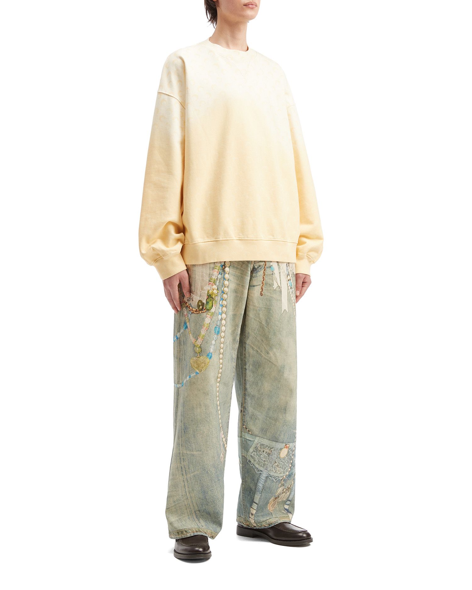 Acne Studios Acne Studios Bead Chain Pattern Print Jeans Size US 34 / EU 50 - 2 Thumbnail