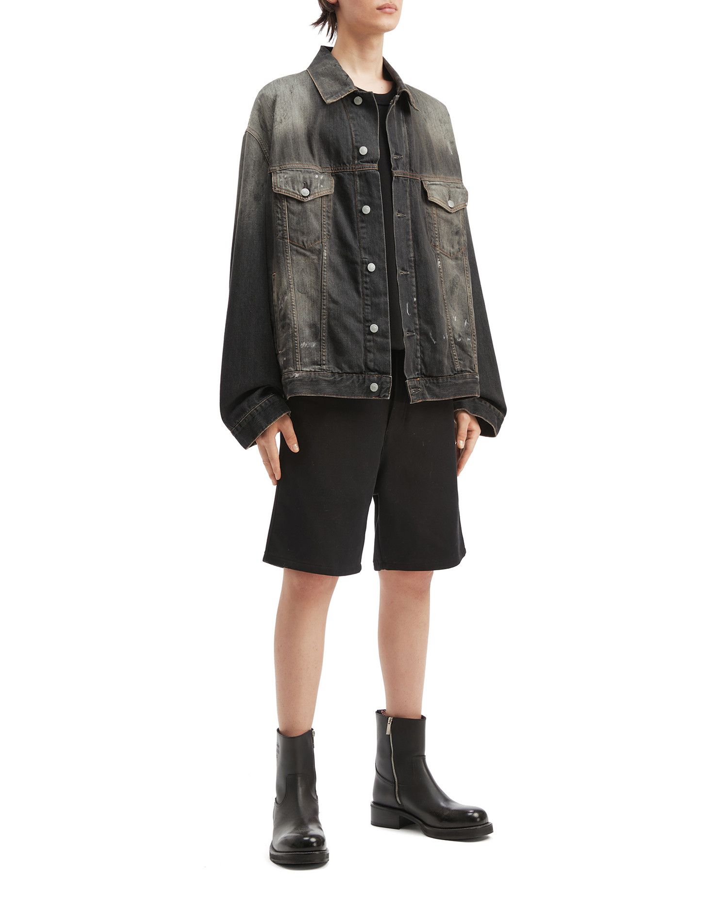 Acne Studios Acne Studios Distressed Design Denim Jacket Size US S / EU 44-46 / 1 - 2 Thumbnail