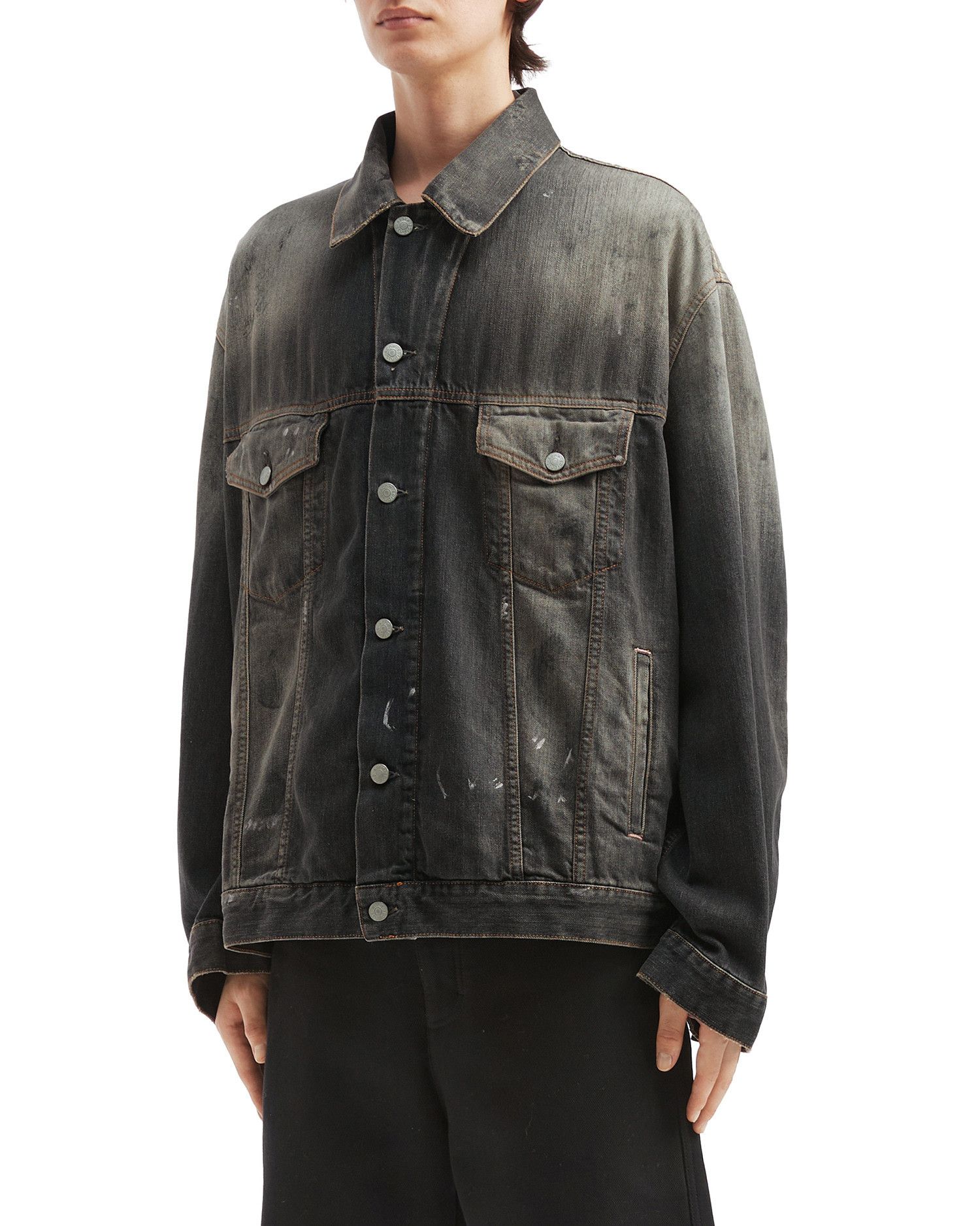 Acne Studios Acne Studios Distressed Design Denim Jacket Size US XS / EU 42 / 0 - 3 Thumbnail