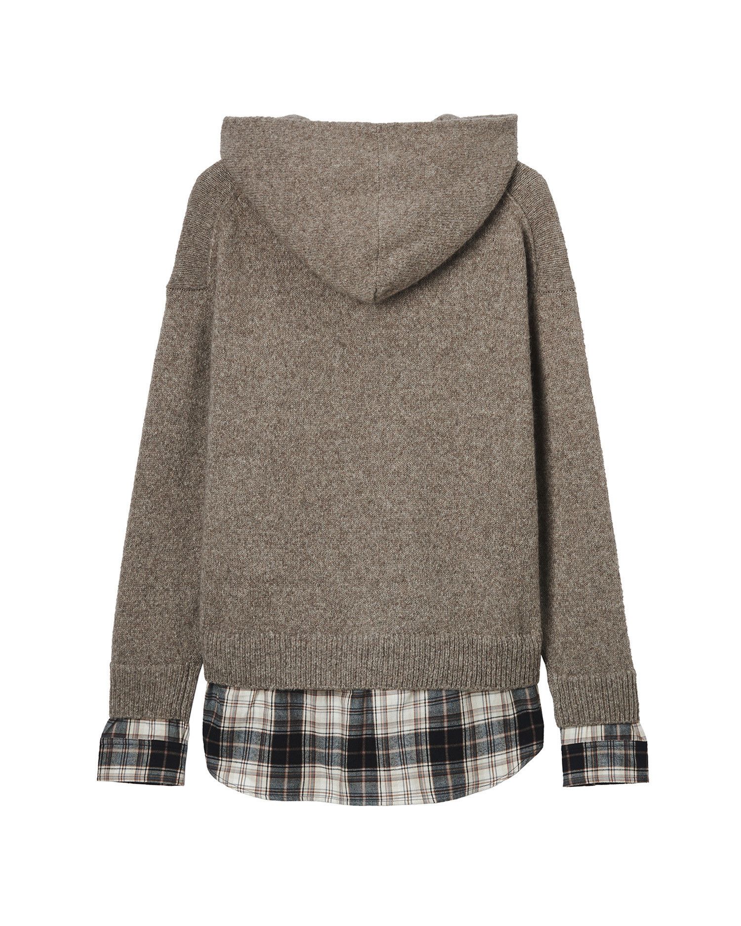 Acne Studios Acne Studios Plaid Spliced Hooded Knitwear Size XS / US 0-2 / IT 36-38 - 6 Thumbnail