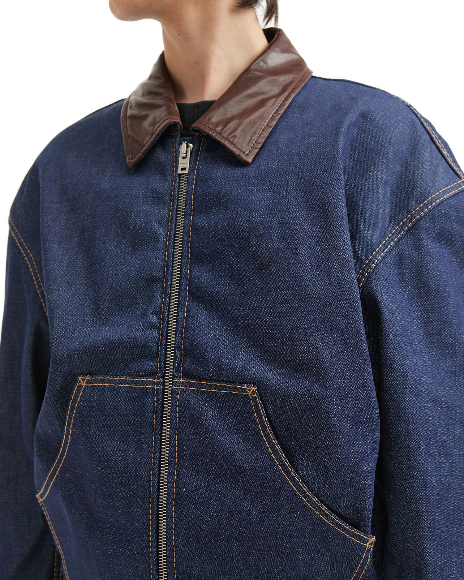 Acne Studios Acne Studios Spliced Lapel Denim Jacket Size US L / EU 52-54 / 3 - 5 Thumbnail