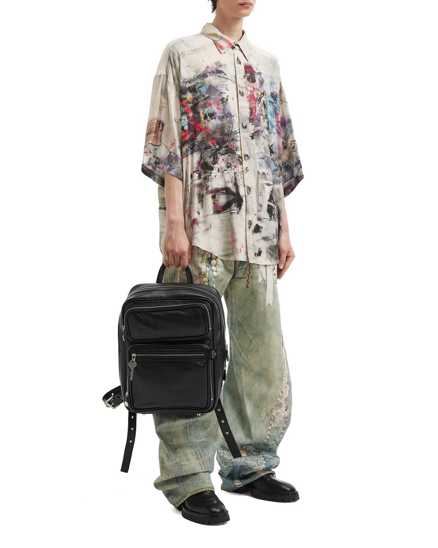 Acne Studios Acne Studios Key Charm Zipper Backpack Size ONE SIZE - 2 Thumbnail