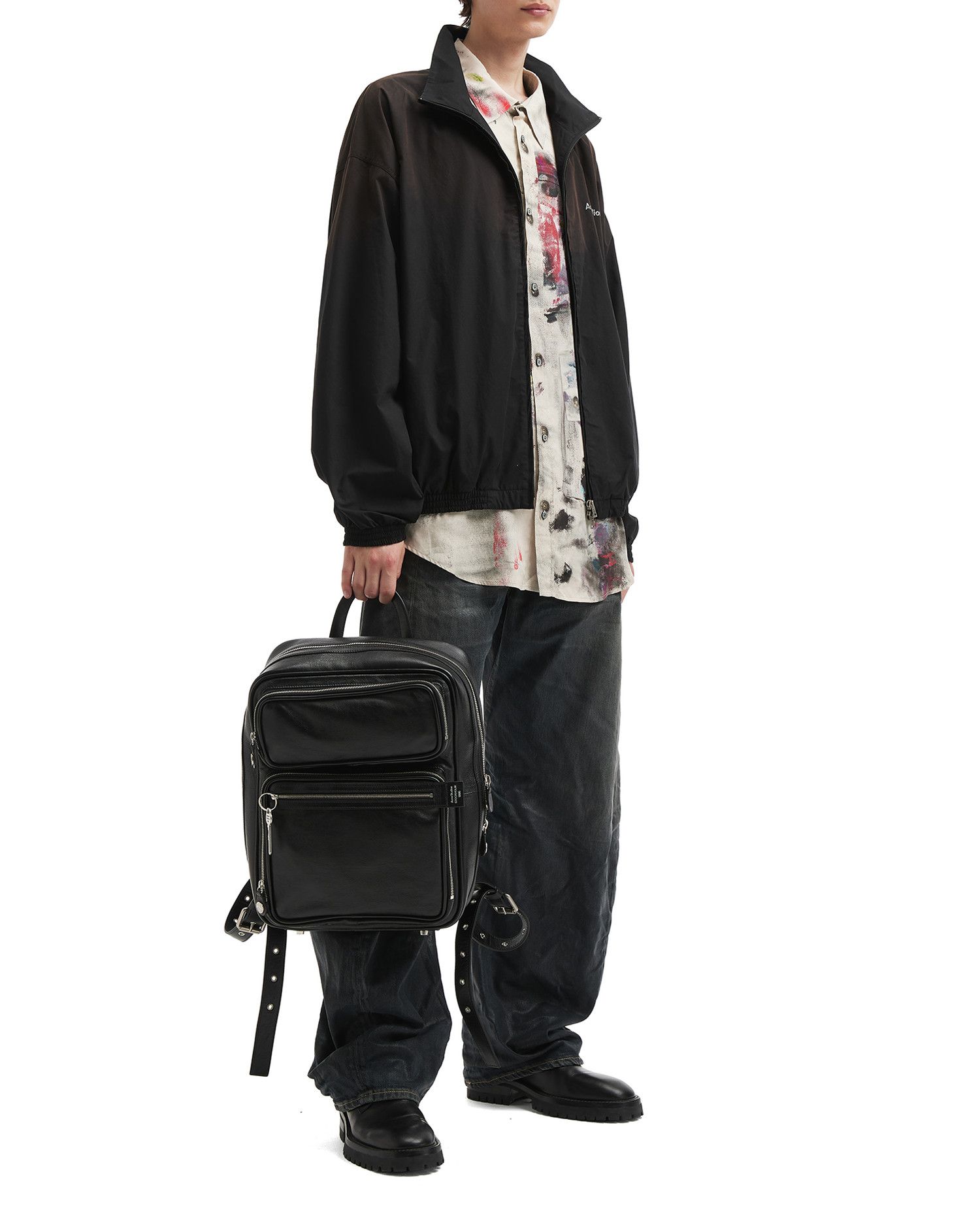Acne Studios Acne Studios Key Charm Zipper Backpack Size ONE SIZE - 3 Thumbnail