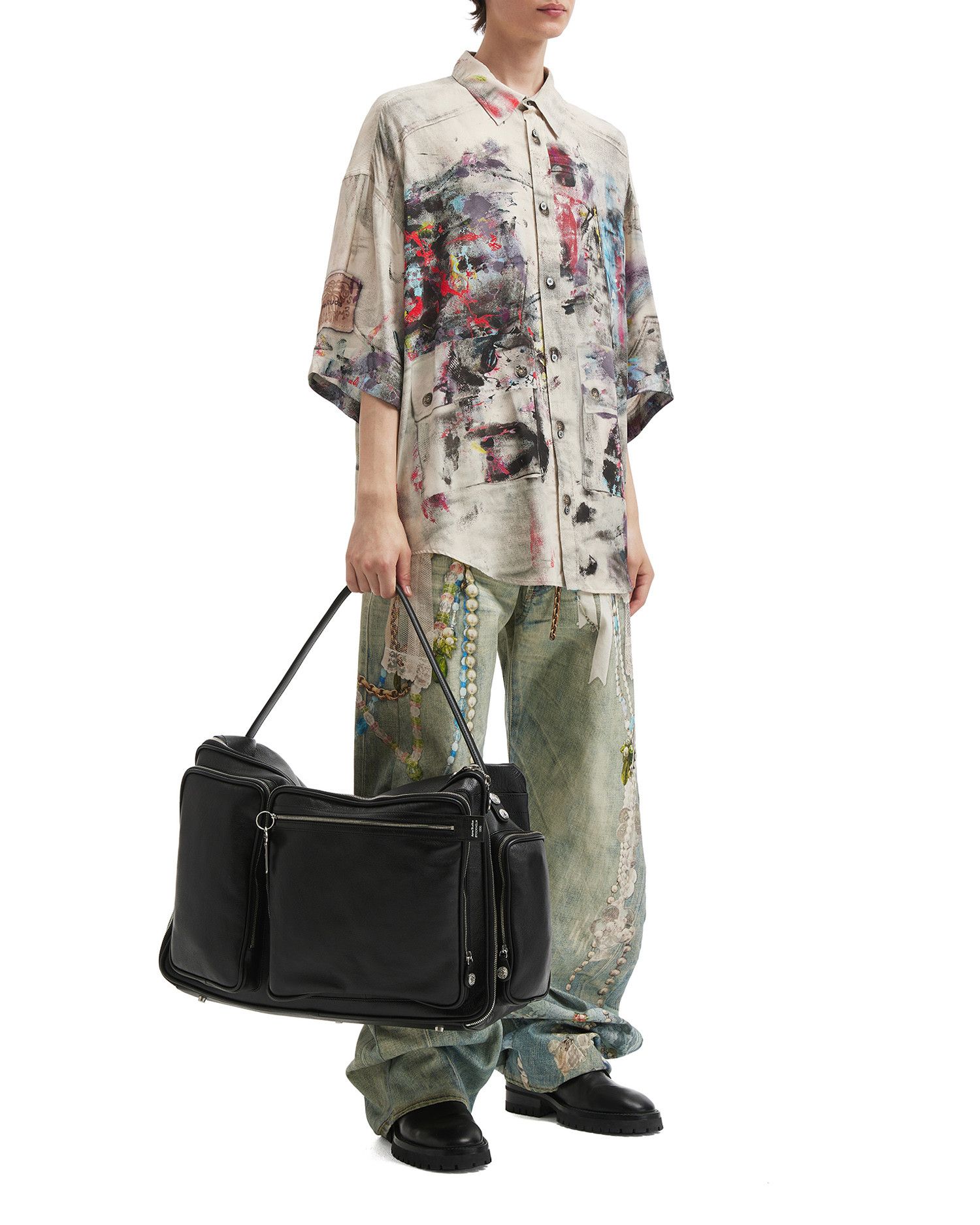Acne Studios Acne Studios Key Charm Zipper Handbag Size ONE SIZE - 2 Thumbnail
