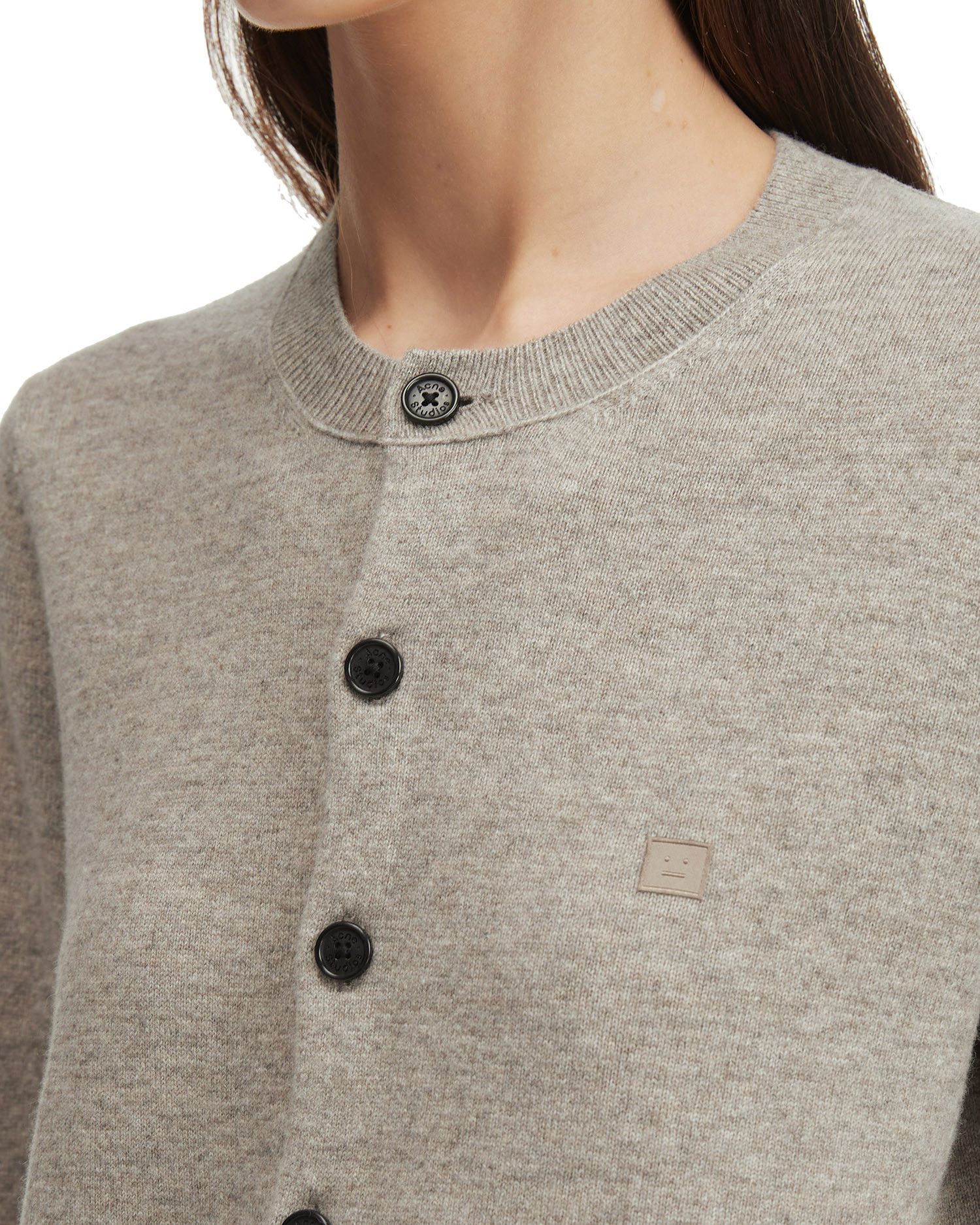 Acne Studios Acne Studios Face Stitched Detail Knit Cardigan Size XS / US 0-2 / IT 36-38 - 5 Thumbnail
