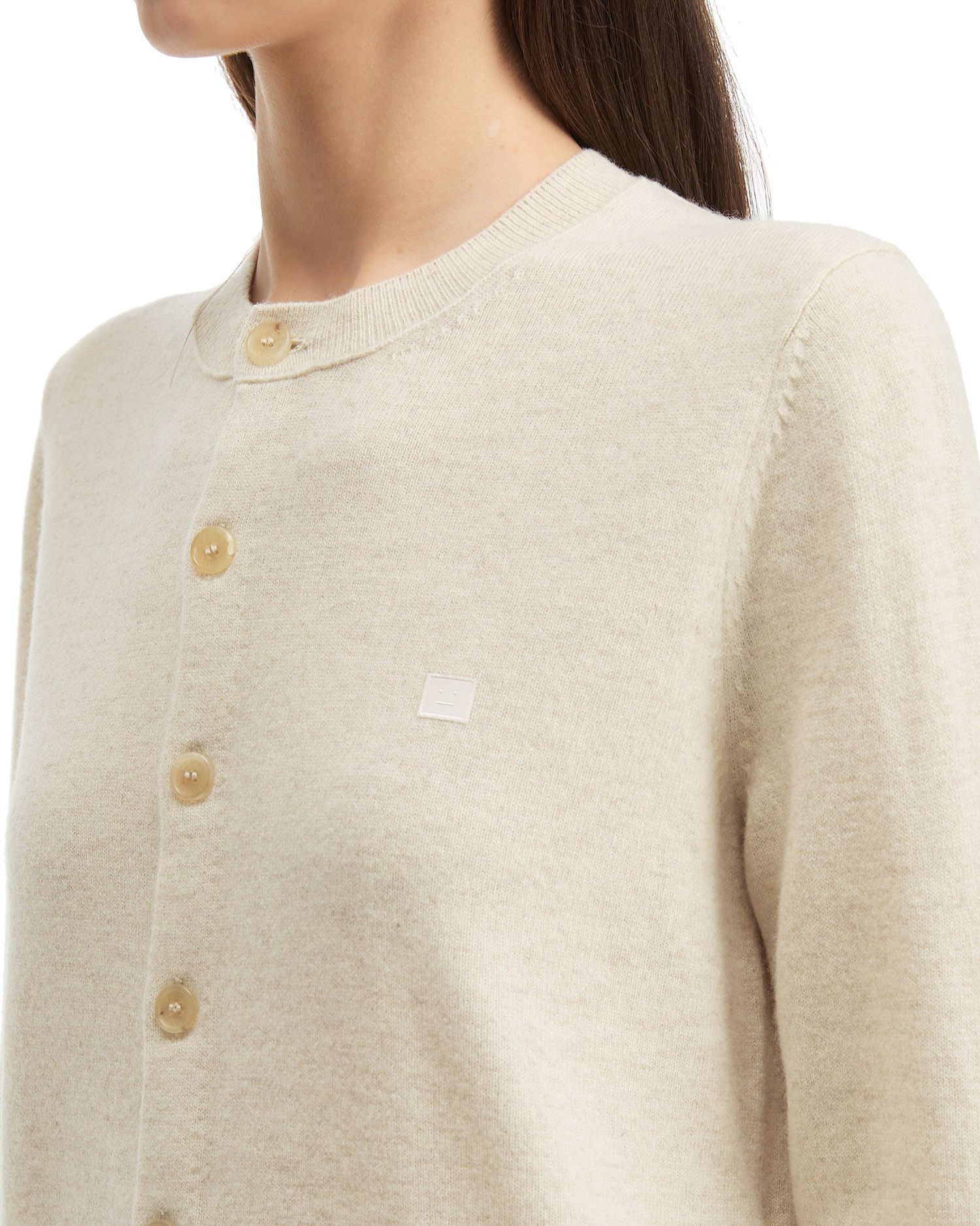 Acne Studios Acne Studios FACE Stitched Detail Knit Cardigan Size XS / US 0-2 / IT 36-38 - 5 Thumbnail