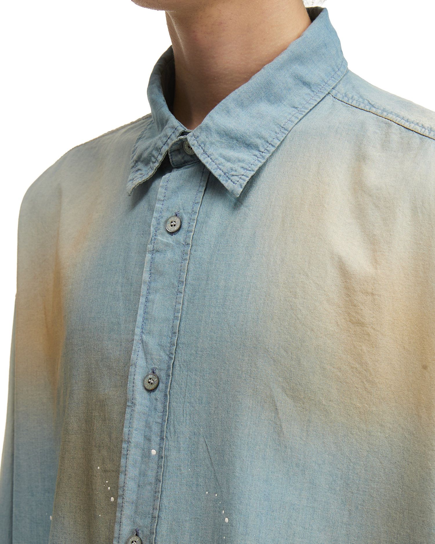 Acne Studios Acne Studios Splatter Distressed Shirt Size US L / EU 52-54 / 3 - 5 Thumbnail