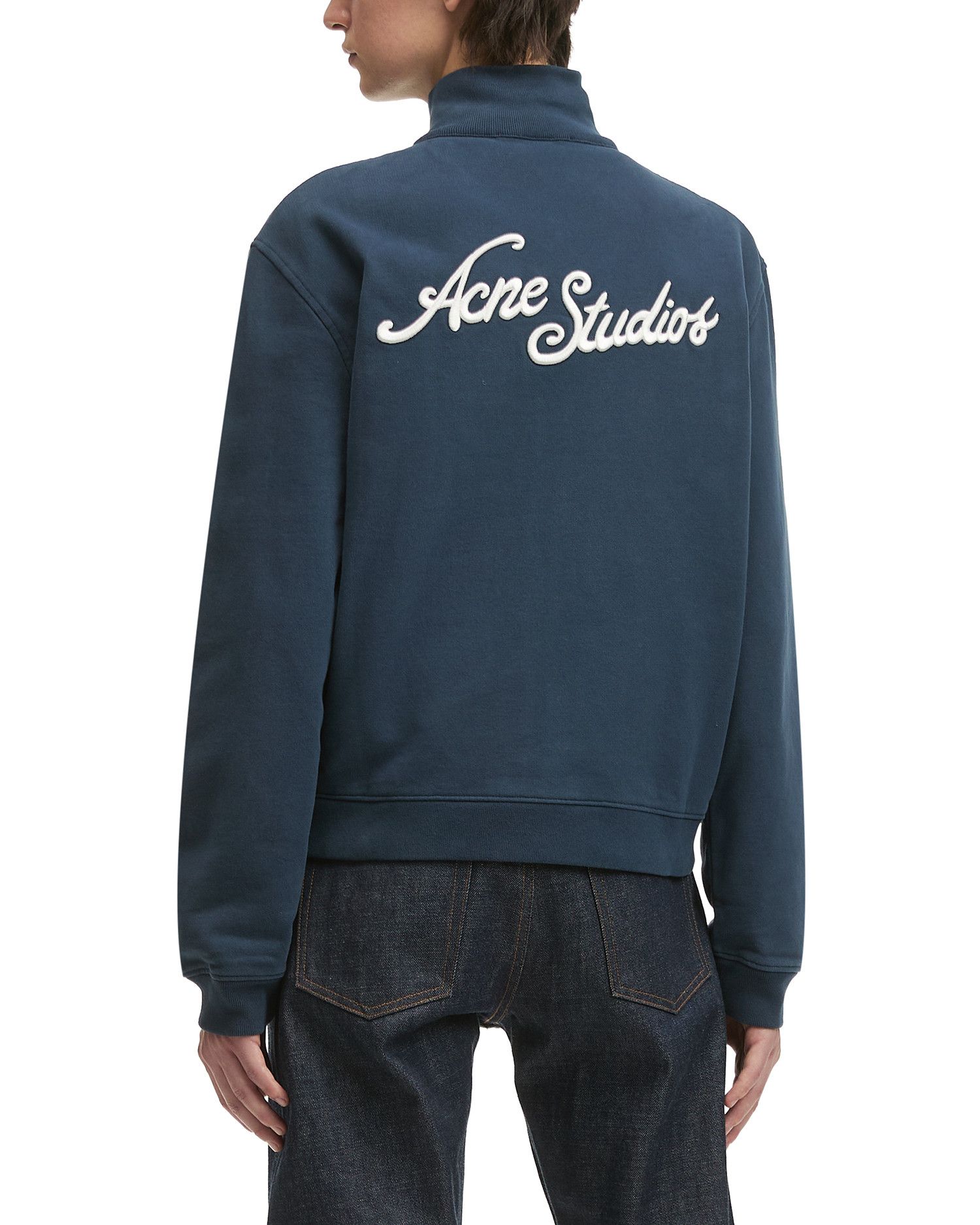 Acne Studios Acne Studios Logo Embroidered Zipper Sweatshirt Size US L / EU 52-54 / 3 - 4 Thumbnail