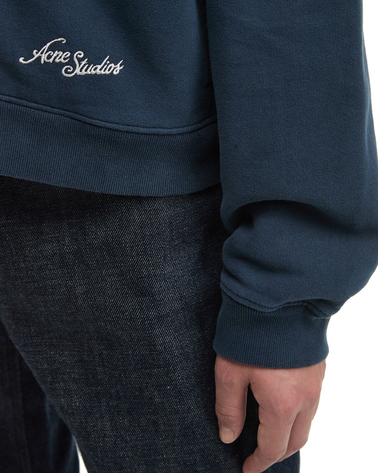 Acne Studios Acne Studios Logo Embroidered Zipper Sweatshirt Size US L / EU 52-54 / 3 - 5 Thumbnail