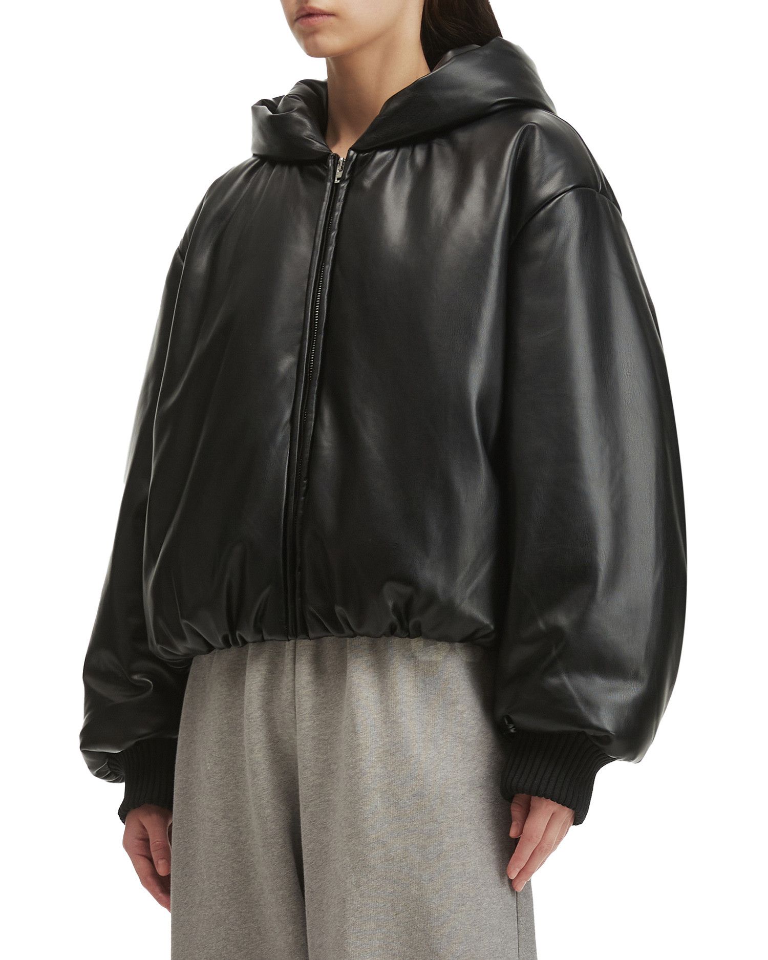 Acne Studios Acne Studios Zipper Leather Feel Jacket Size M / US 6-8 / IT 42-44 - 3 Thumbnail
