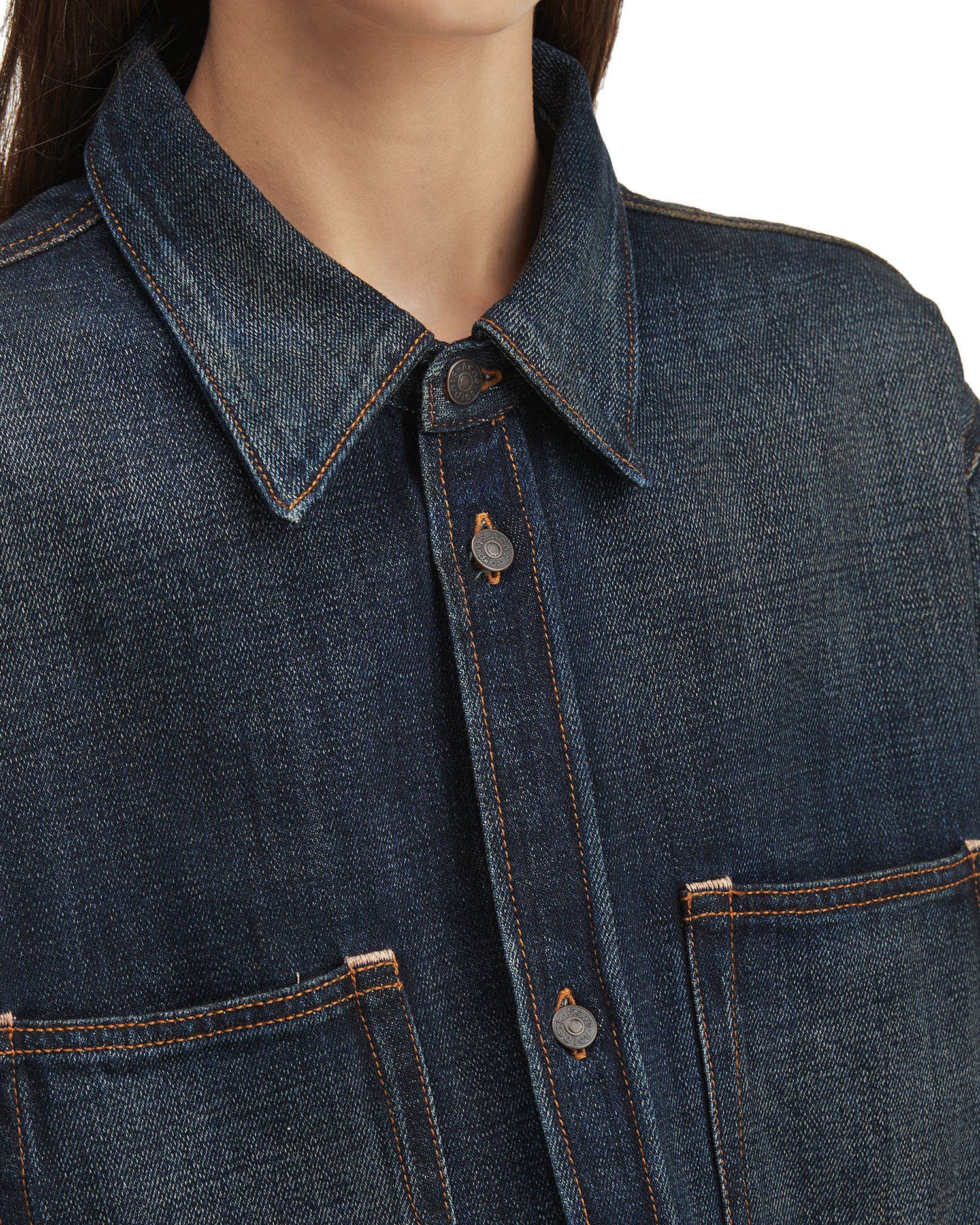 Acne Studios Acne Studios Pair Pocket Denim Shirt Size S / US 4 / IT 40 - 5 Thumbnail