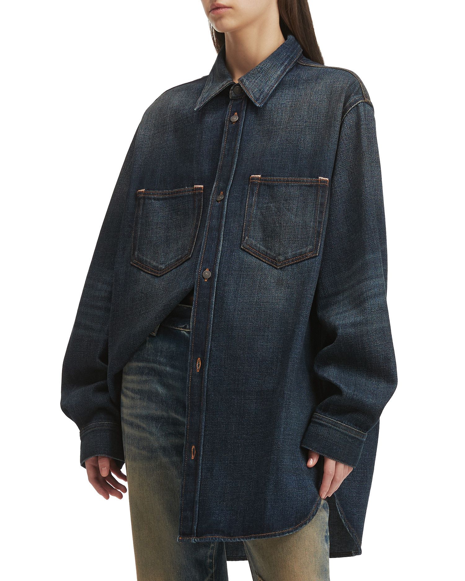 Acne Studios Acne Studios Pair Pocket Denim Shirt Size XS / US 0-2 / IT 36-38 - 3 Thumbnail
