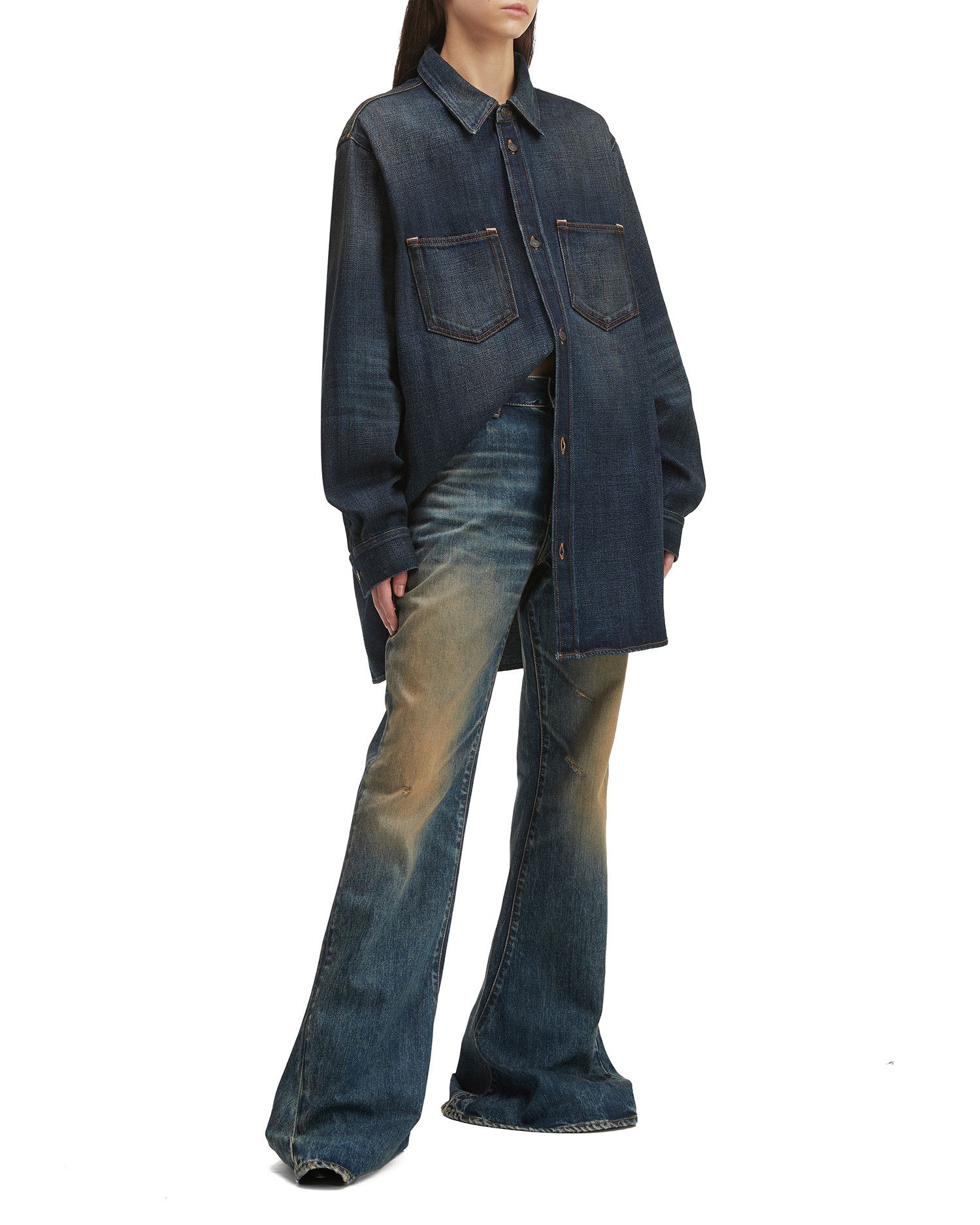 Acne Studios Acne Studios Pair Pocket Denim Shirt Size XS / US 0-2 / IT 36-38 - 2 Thumbnail