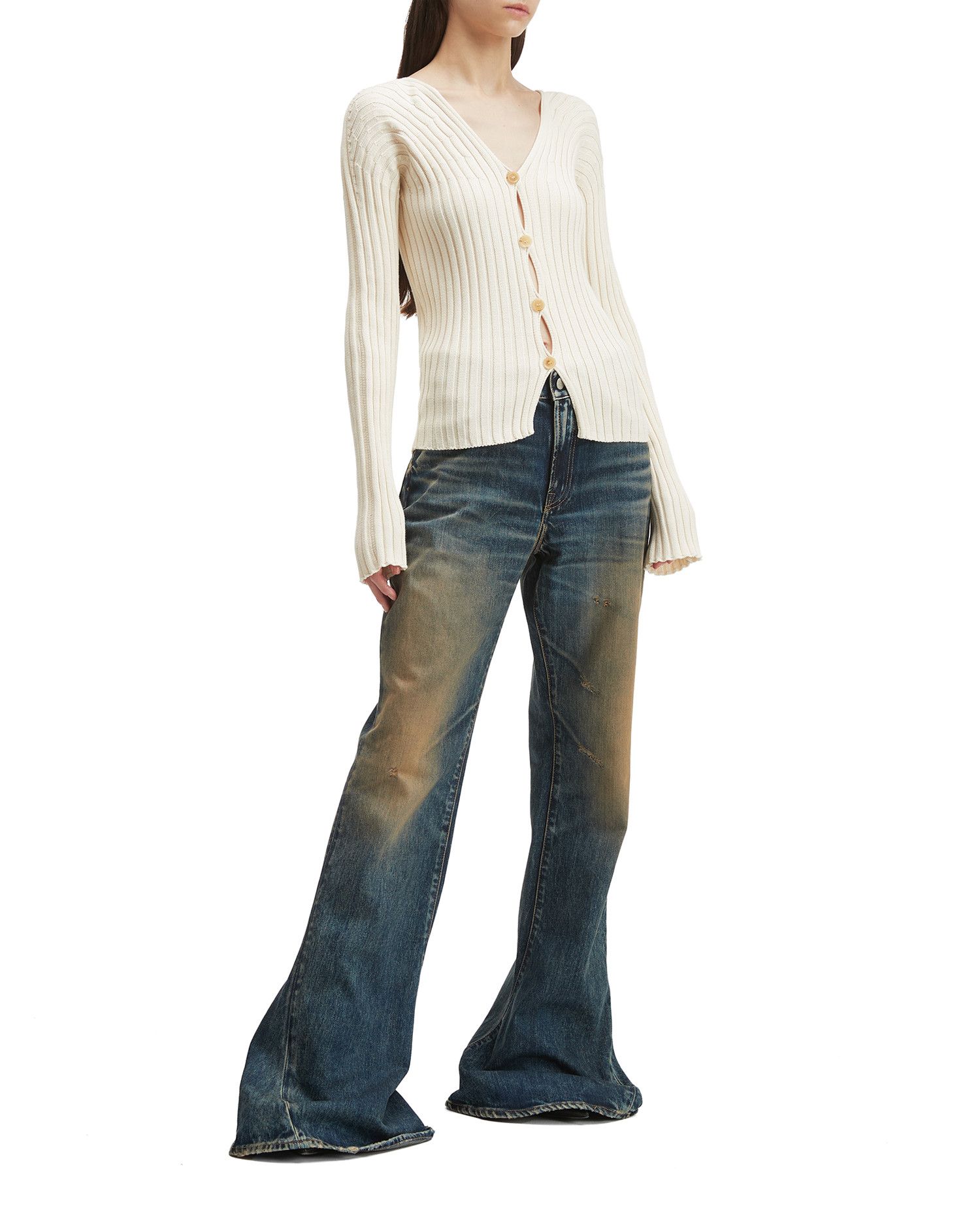 Acne Studios Acne Studios V Collar Cardigan Size S / US 4 / IT 40 - 2 Thumbnail
