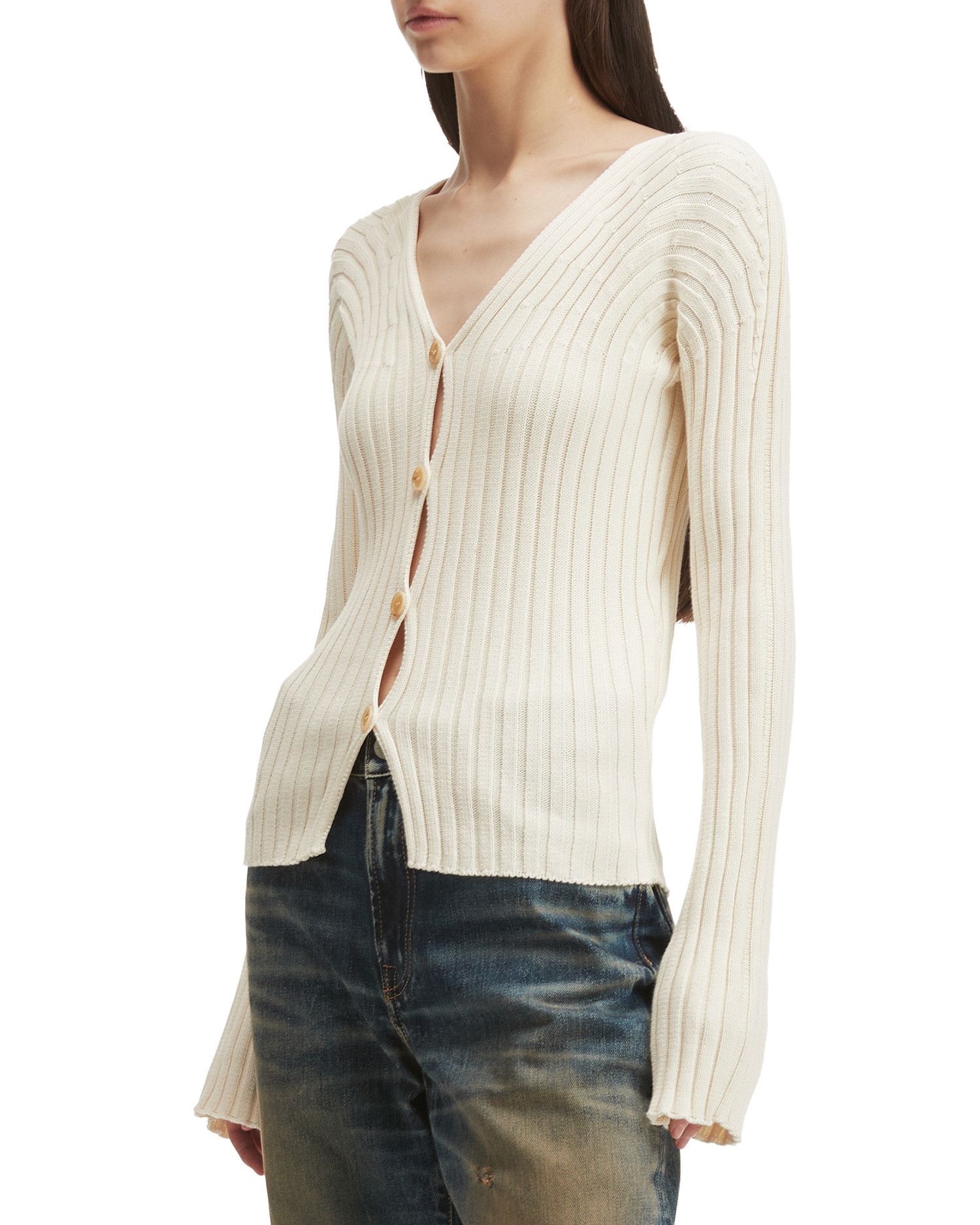 Acne Studios Acne Studios V Collar Cardigan Size XXS / US 00 / IT 34 - 3 Thumbnail