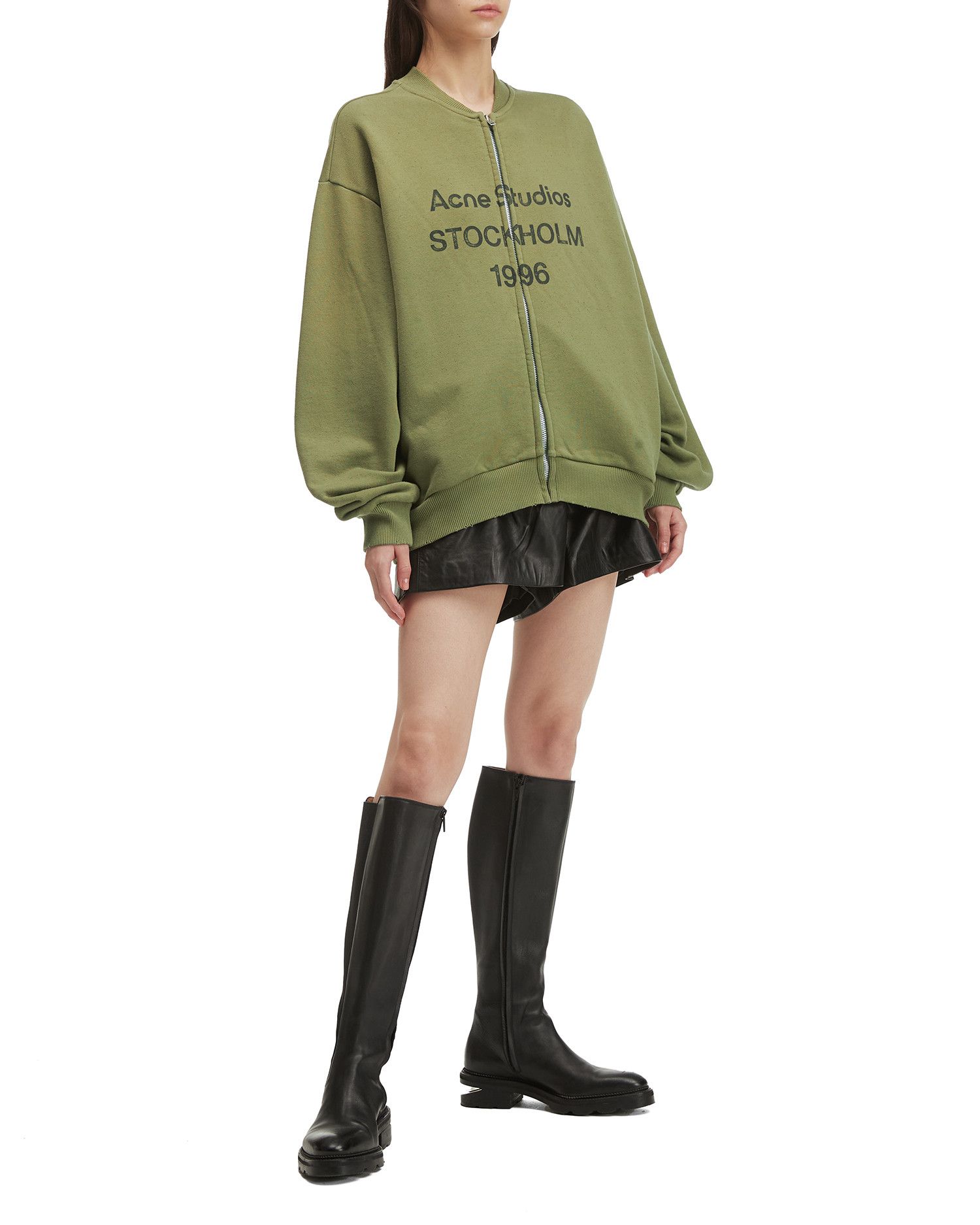 Acne Studios Acne Studios Logo Printed Sweatshirt Jacket Size XL / US 12-14 / IT 48-50 - 2 Thumbnail