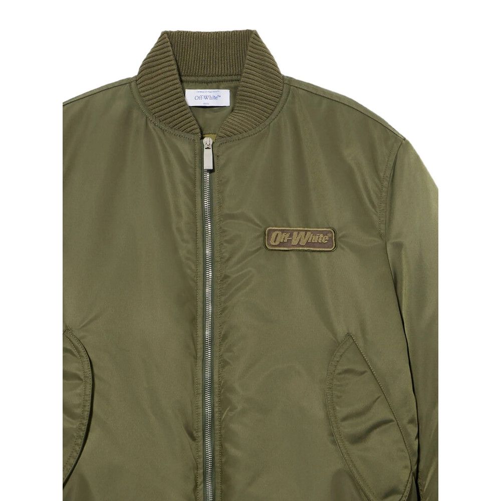 Off-White Off-white GREEN Jackets - Bomber Jackets Size S / US 4 / IT 40 - 2 Thumbnail