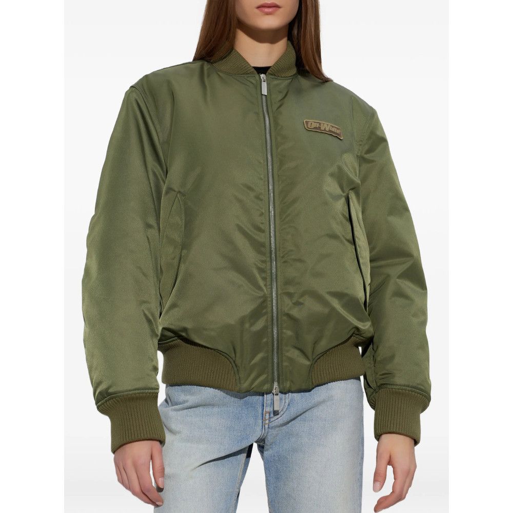 Off-White Off-white GREEN Jackets - Bomber Jackets Size S / US 4 / IT 40 - 5 Thumbnail
