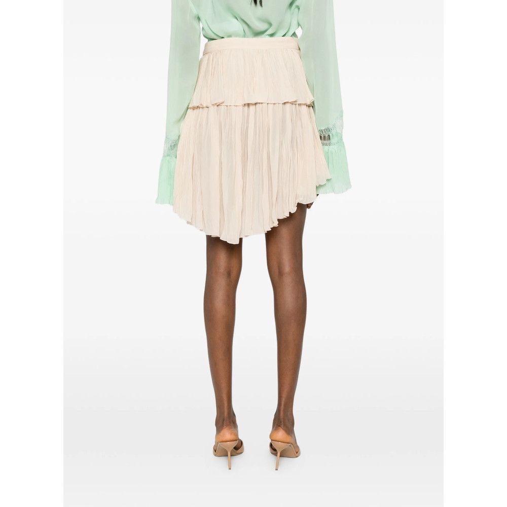 Blumarine Blumarine NEUTRALS Skirts - Asymmetric & Draped Skirts Size 28" / US 6 / IT 42 - 2 Thumbnail