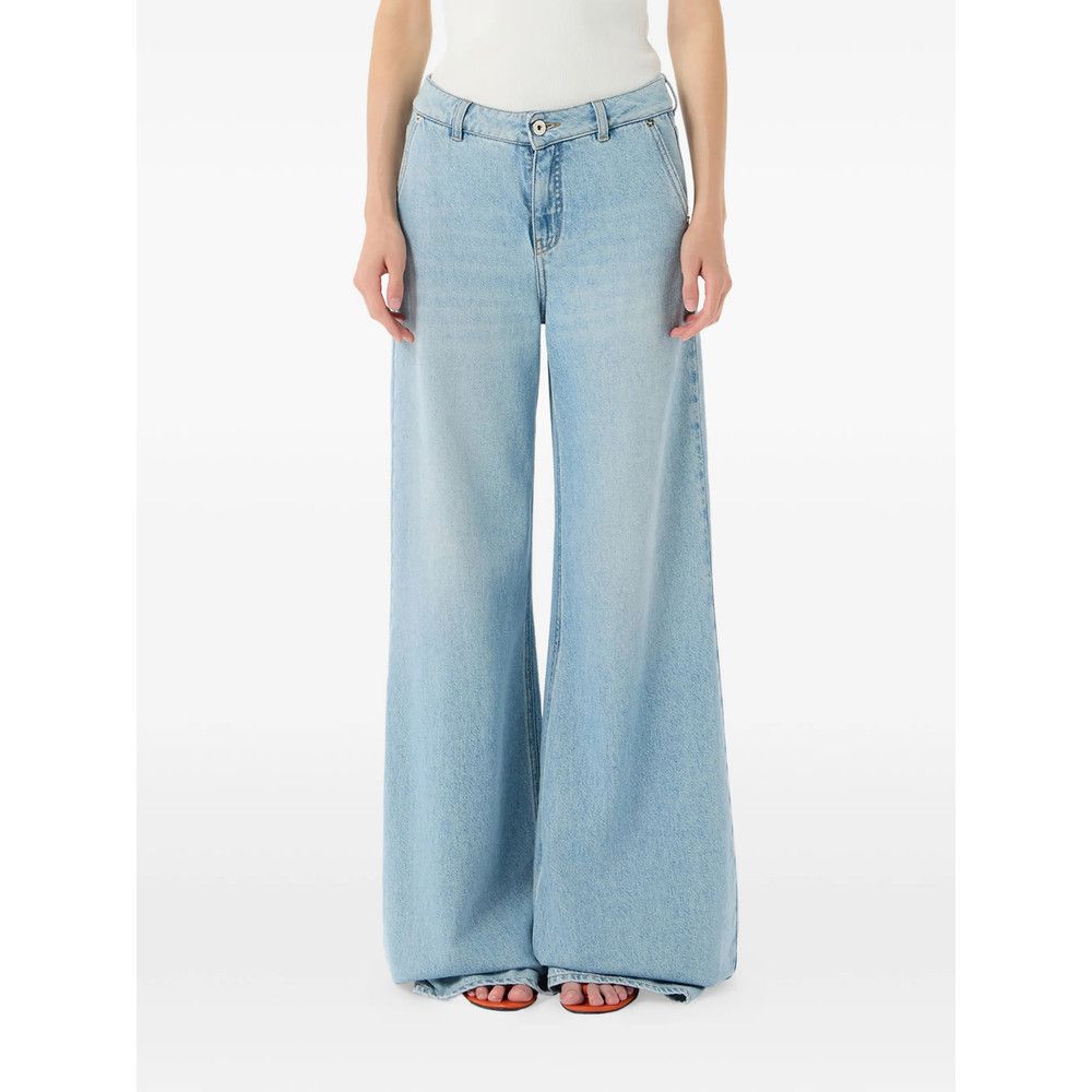 Blumarine Blumarine BLUE Trousers - Palazzo Pants Size 27" / US 4 / IT 40 - 3 Thumbnail