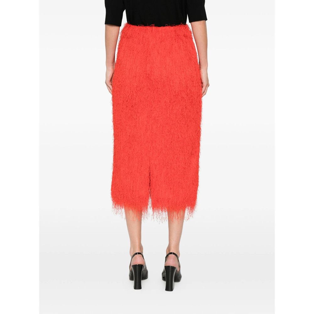 Dries Van Noten Dries Van Noten RED Skirts - Straight Skirts Size 27" / US 4 / IT 40 - 4 Thumbnail
