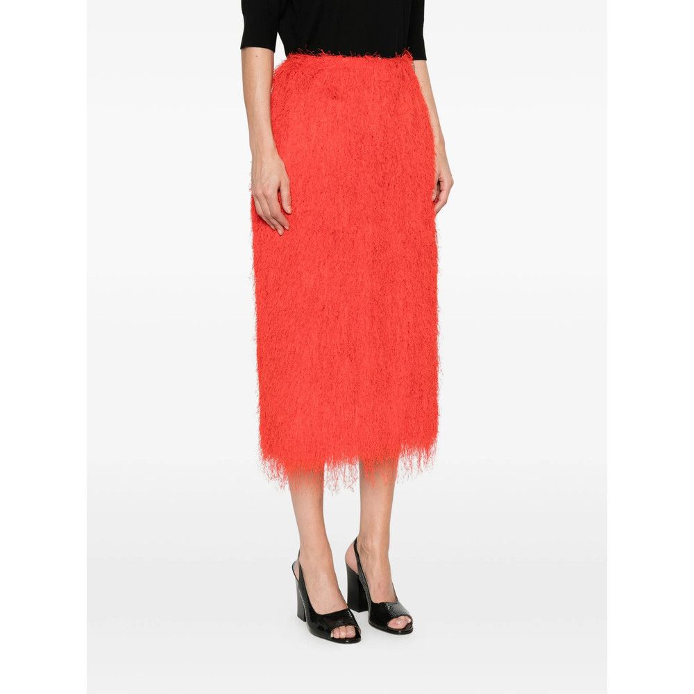 Dries Van Noten Dries Van Noten RED Skirts - Straight Skirts Size 27" / US 4 / IT 40 - 5 Thumbnail