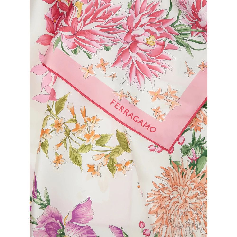 Salvatore Ferragamo Ferragamo PINK Scarves Size ONE SIZE - 2 Thumbnail