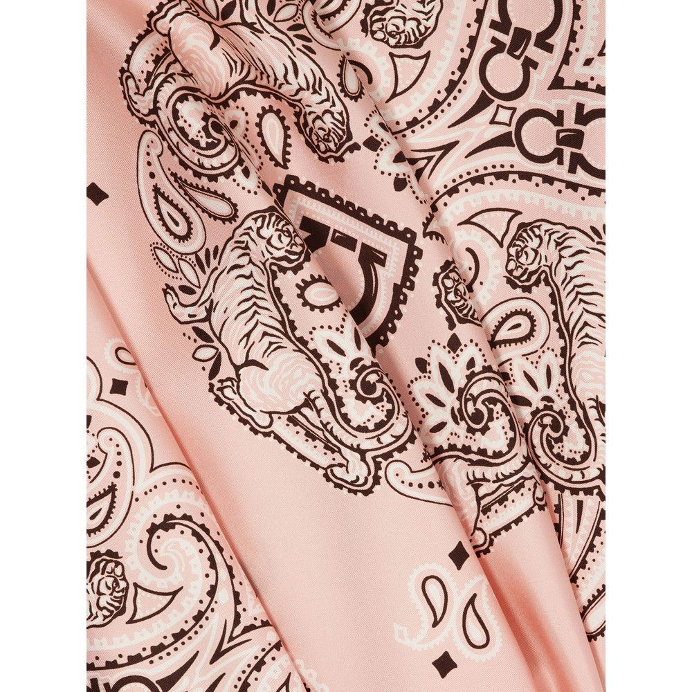 Salvatore Ferragamo Ferragamo PINK Scarves Size ONE SIZE - 3 Thumbnail