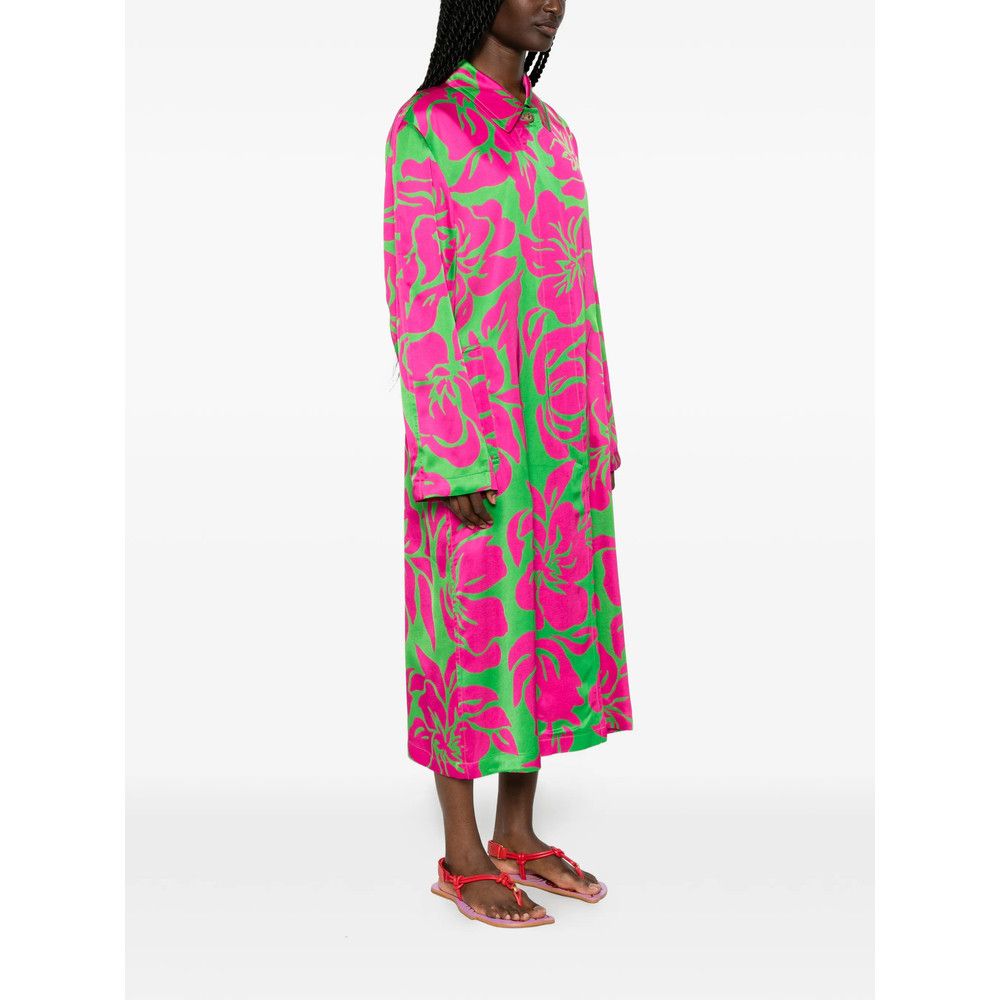 Dries Van Noten Dries Van Noten PINK Coats - Single Breasted Coats Size S / US 4 / IT 40 - 4 Thumbnail
