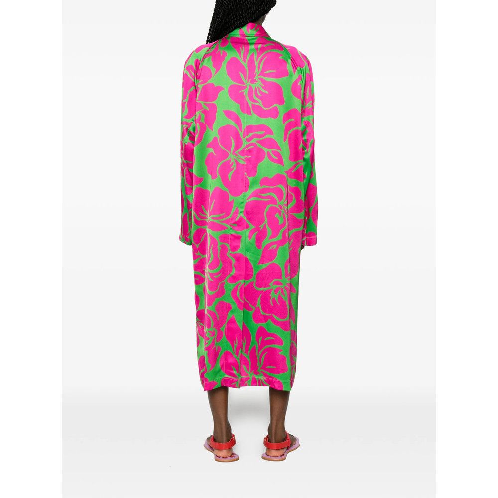 Dries Van Noten Dries Van Noten PINK Coats - Single Breasted Coats Size S / US 4 / IT 40 - 5 Thumbnail