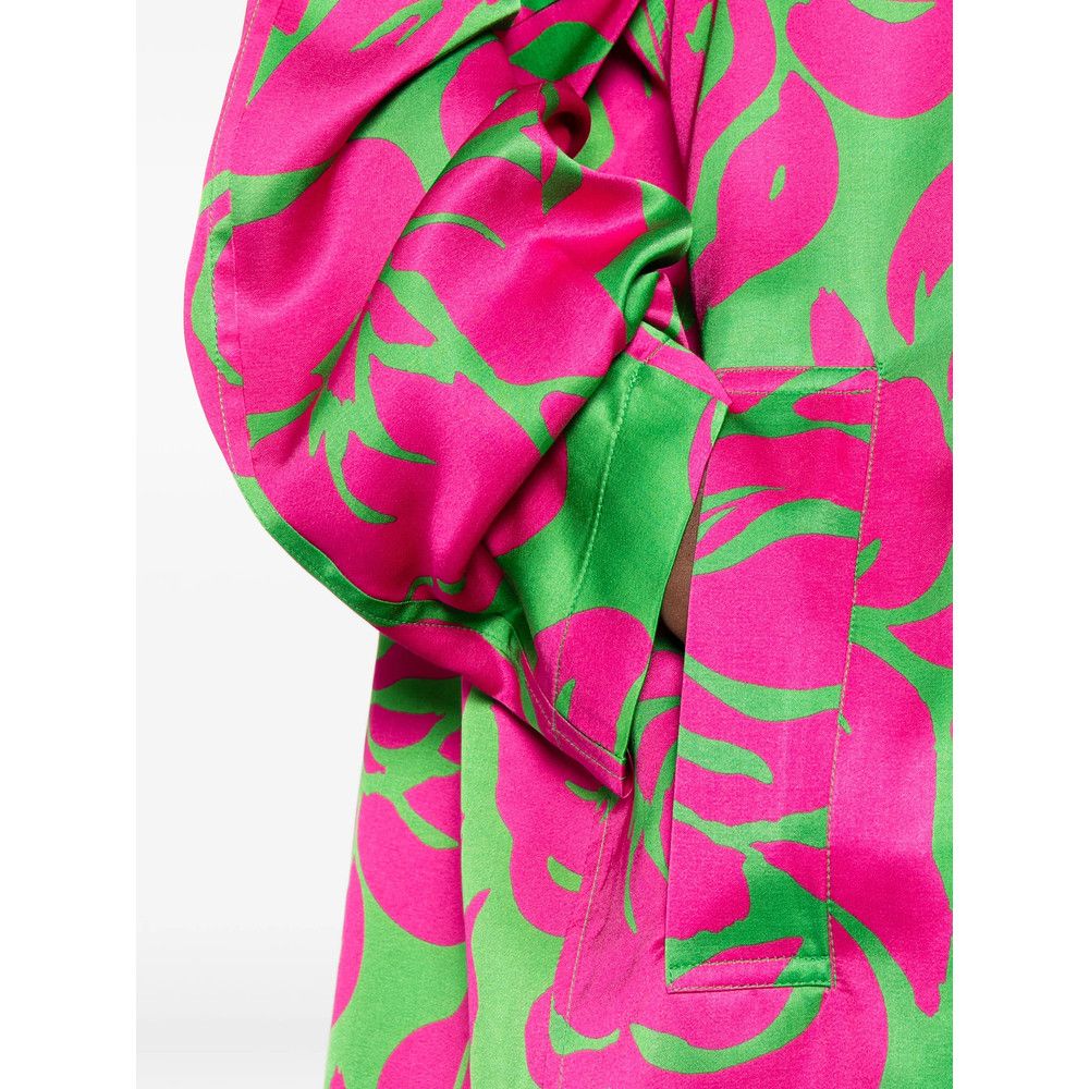 Dries Van Noten Dries Van Noten PINK Coats - Single Breasted Coats Size S / US 4 / IT 40 - 3 Thumbnail