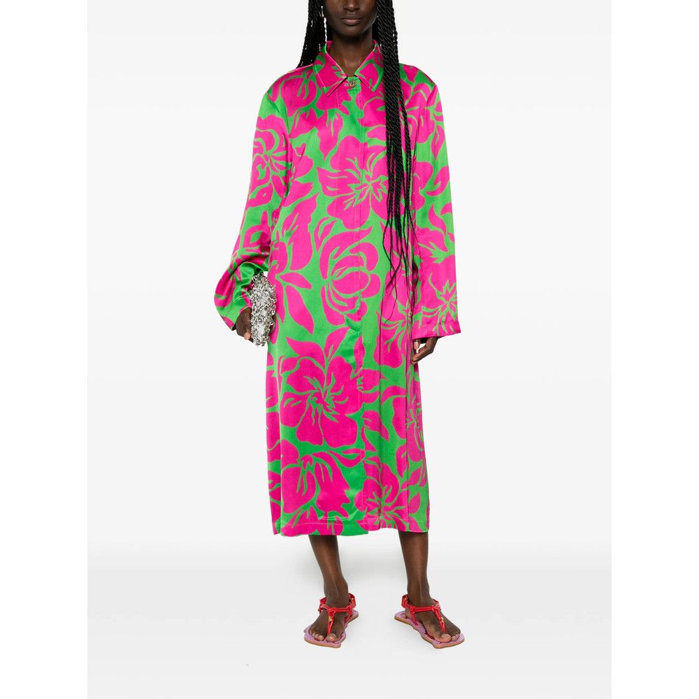 Dries Van Noten Dries Van Noten PINK Coats - Single Breasted Coats Size M / US 6-8 / IT 42-44 - 2 Thumbnail