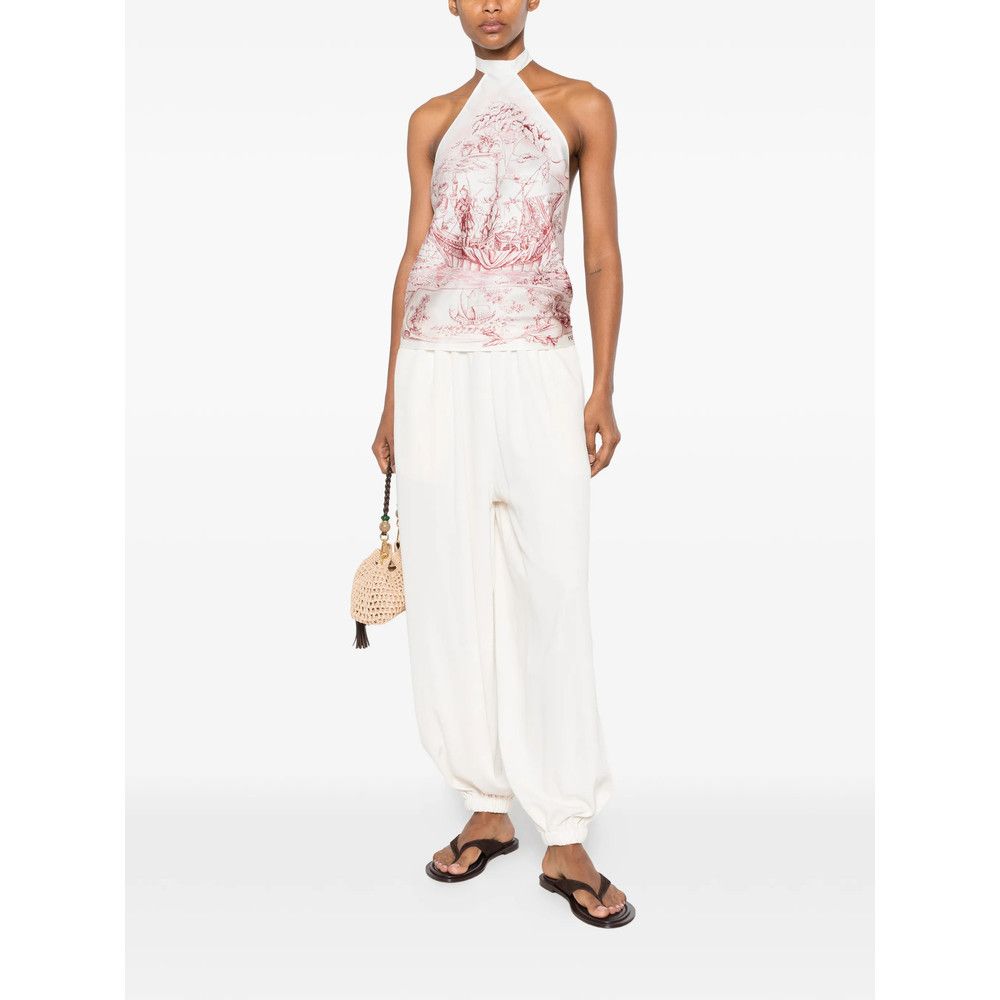 Salvatore Ferragamo Ferragamo WHITE Tops - Blouses Size M / US 6-8 / IT 42-44 - 2 Thumbnail