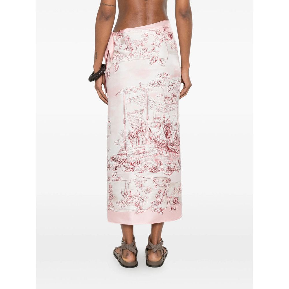 Salvatore Ferragamo Ferragamo PINK Beachwear - Beach Cover-Ups Size M / US 6-8 / IT 42-44 - 5 Thumbnail