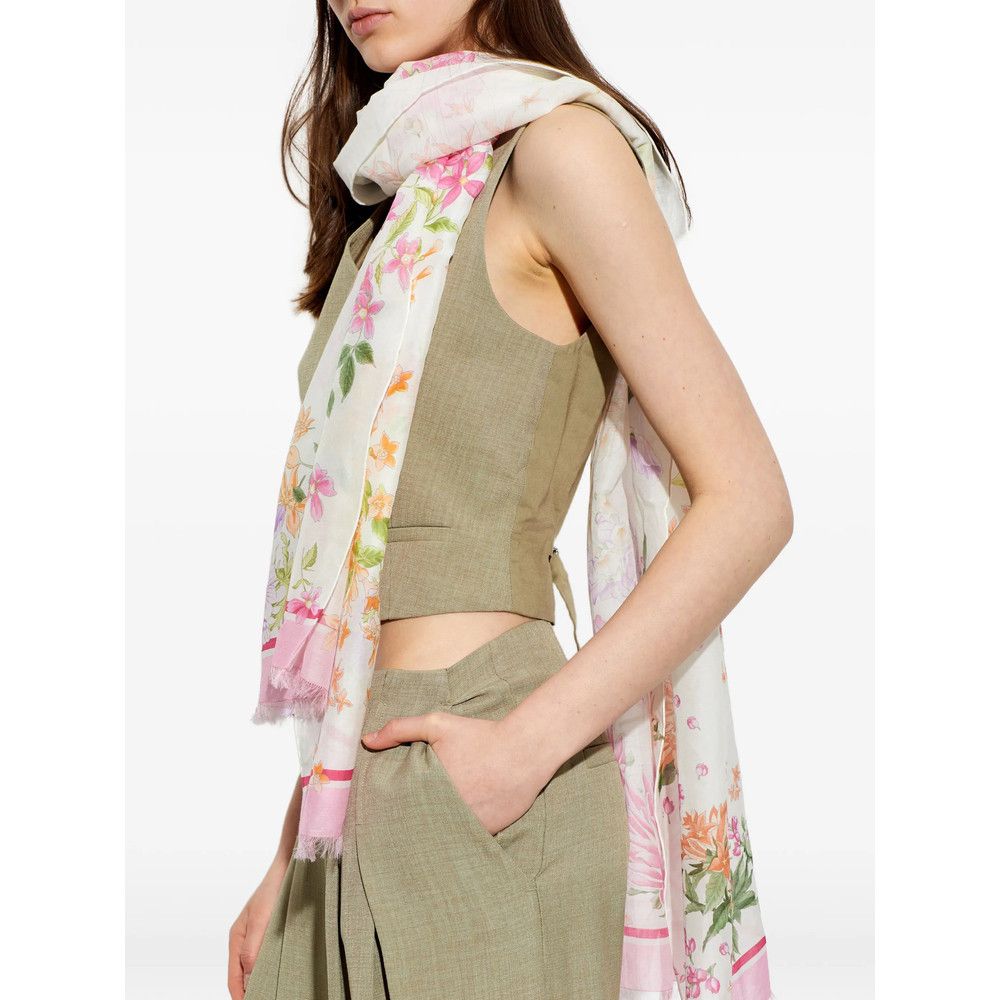 Salvatore Ferragamo Ferragamo PINK Scarves Size ONE SIZE - 4 Thumbnail