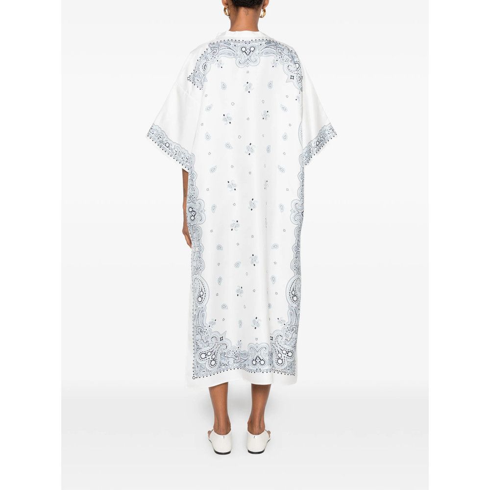Salvatore Ferragamo Ferragamo WHITE Dresses - Day Dresses Size M / US 6-8 / IT 42-44 - 3 Thumbnail